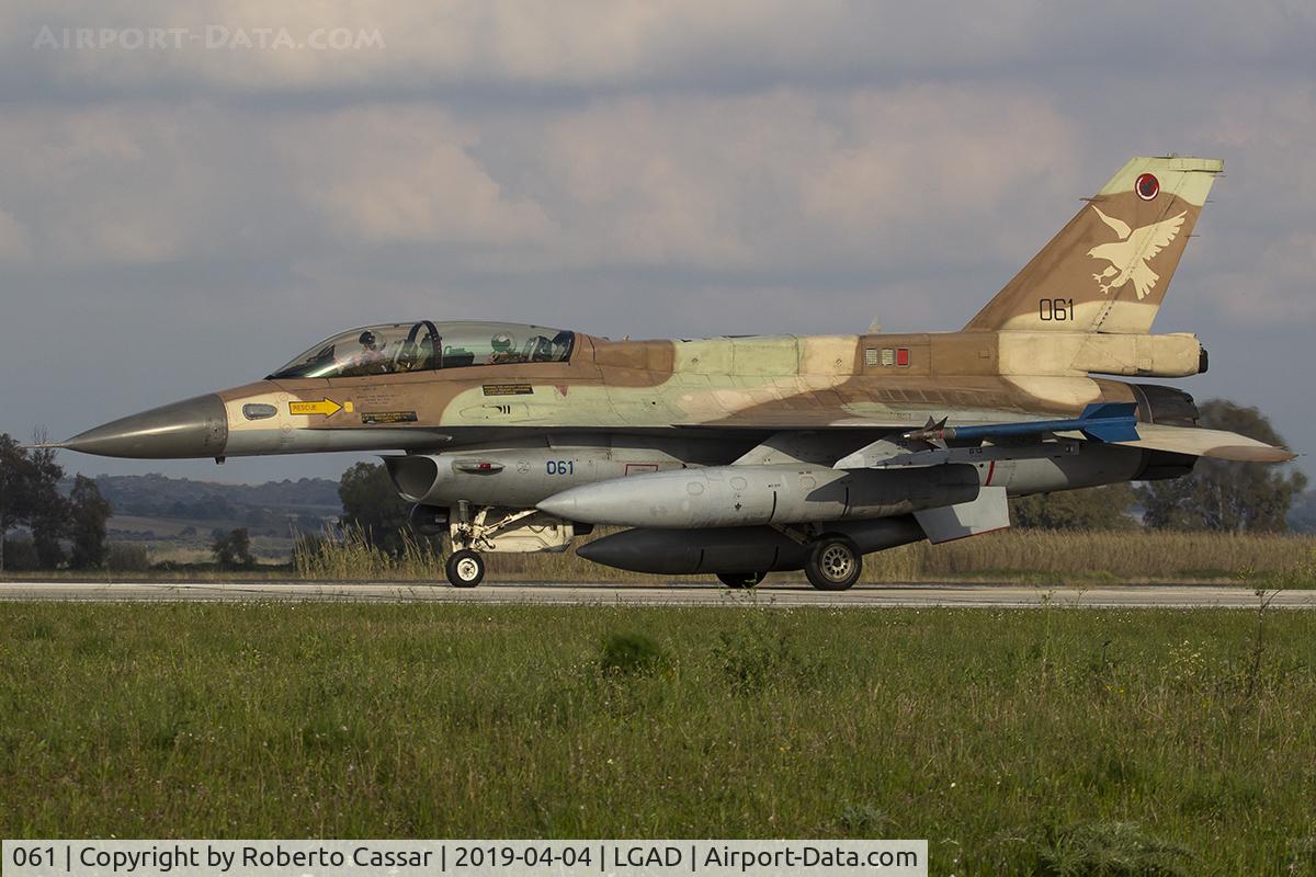 061, 1987 General Dynamics F-16D Barak C/N 4K-14, Iniochos 2019