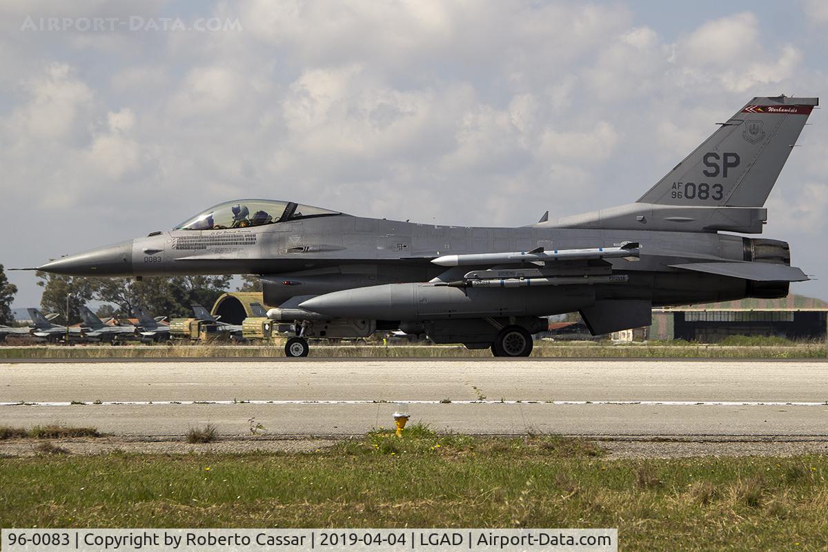 96-0083, 1996 Lockheed Martin F-16C Fighting Falcon C/N CC-205, Iniochos 2019