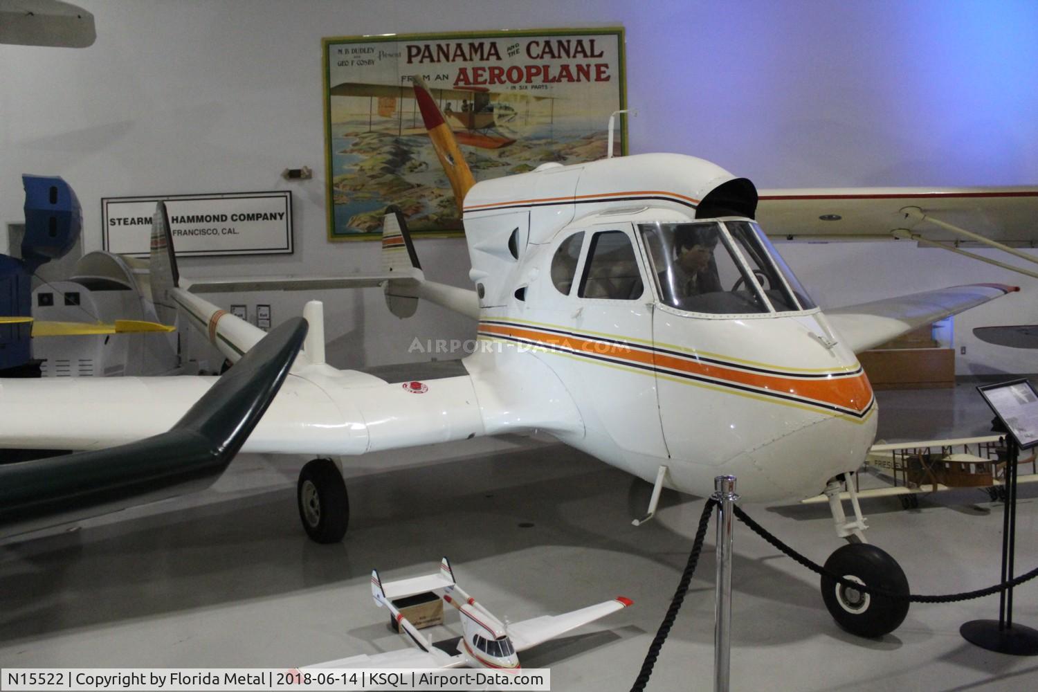 N15522, 1937 Stearman-Hammond Y-1S C/N 307, Stearman-Hammond Y-1S