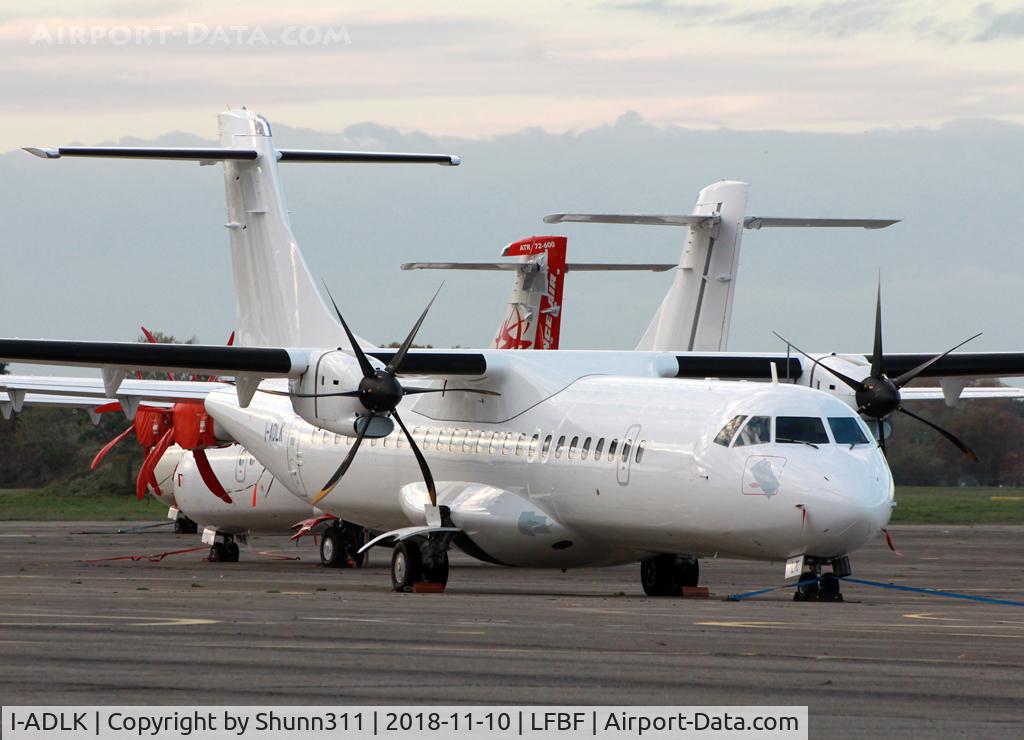 I-ADLK, 2004 ATR 72-212A C/N 706, Parked in all white c/s without titles...