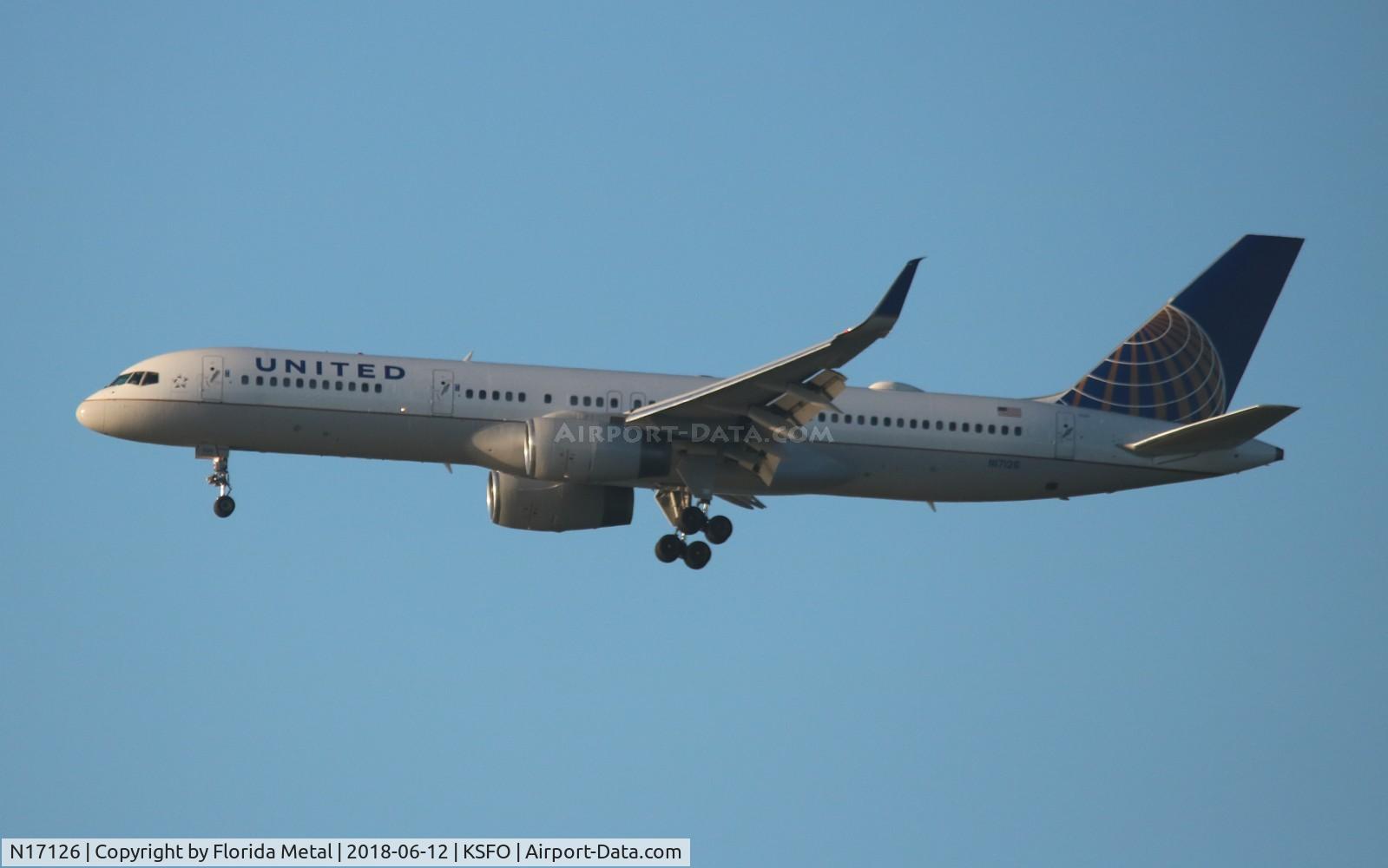 N17126, 1998 Boeing 757-224 C/N 27566, United