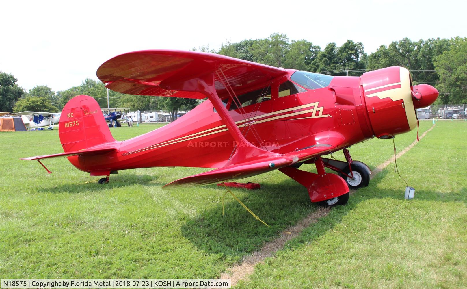 N18575, 1937 Beech D17S Staggerwing C/N 179, Staggerwing
