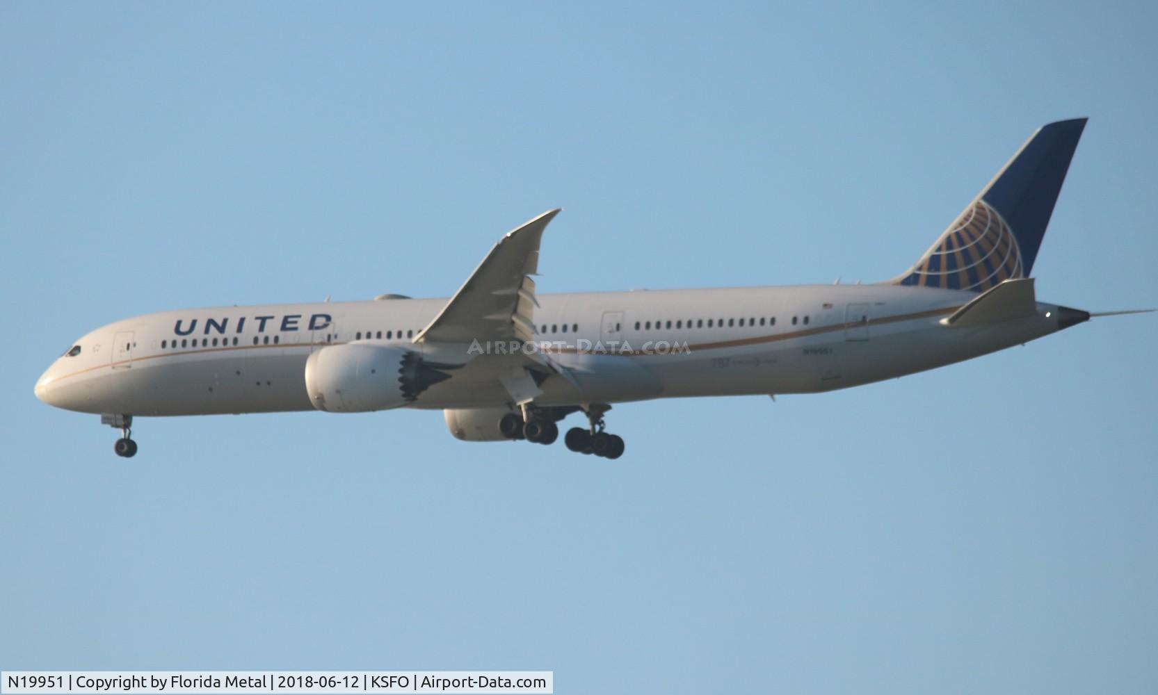 N19951, 2014 Boeing 787-9 Dreamliner C/N 36402, United