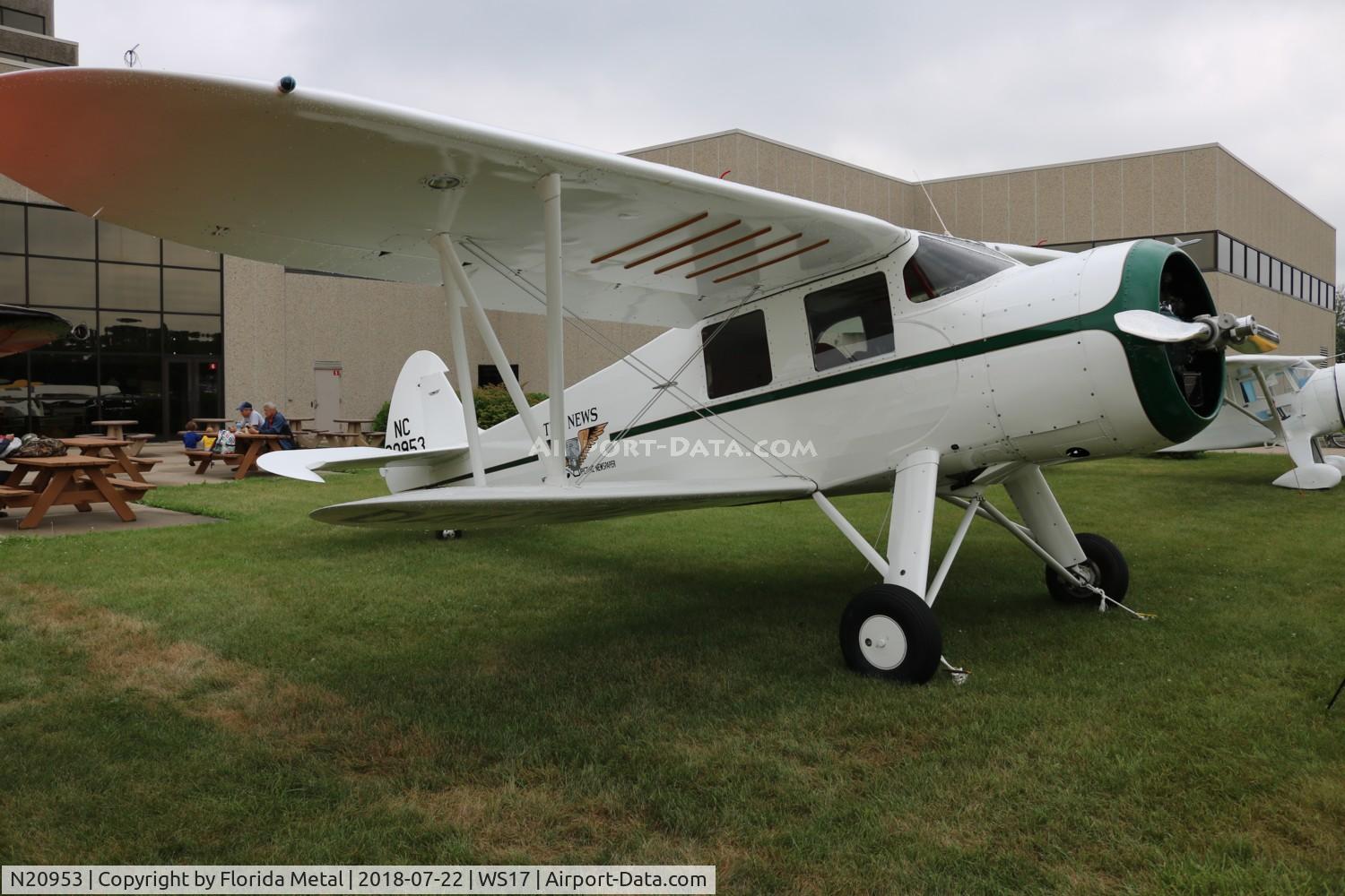 N20953, 1939 Waco ARE C/N 5080, Waco ARE