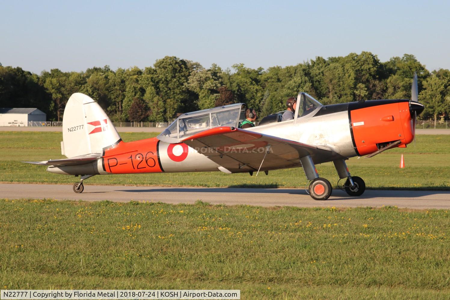 N22777, 1950 De Havilland DHC-1 Chipmunk 22 C/N C1/0105, DHC-1