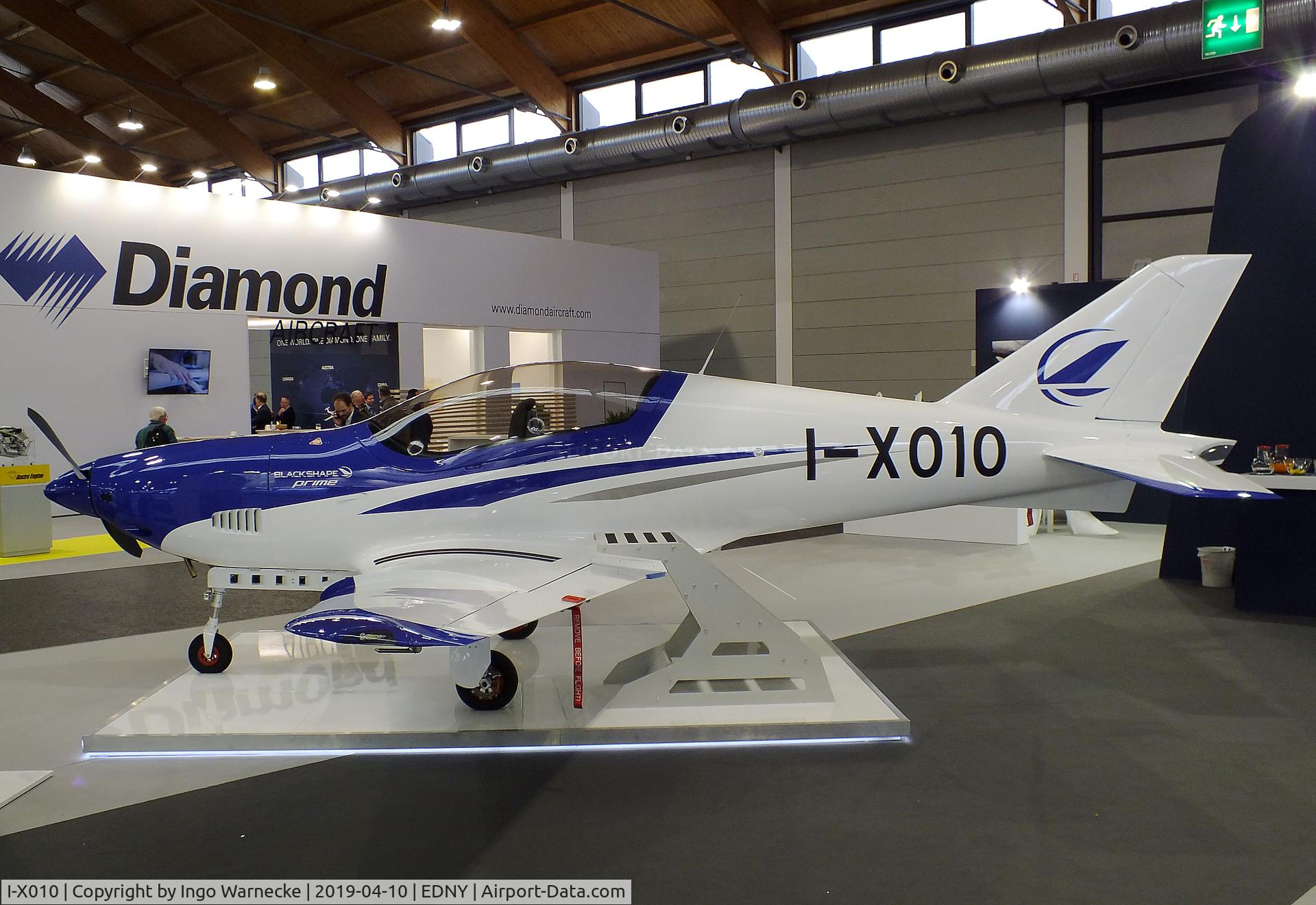 I-X010, 2014 Blackshape Prime BS-100 C/N BPU018-14, Blackshape Prime BS-100 at the AERO 2019, Friedrichshafen