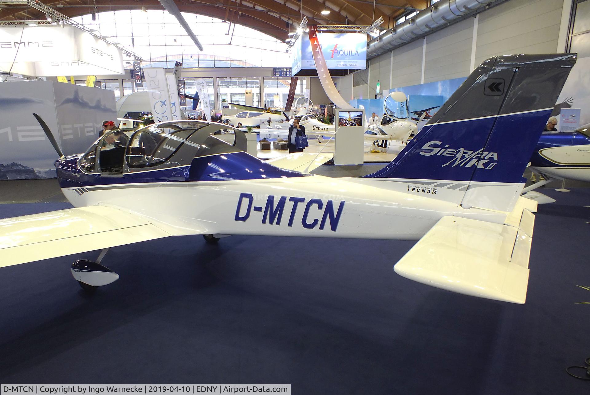 D-MTCN, Tecnam P-2002 Sierrra Mk.II C/N unknown_d-mtcn, Tecnam P2002 Sierra Mk.II at the AERO 2019, Friedrichshafen