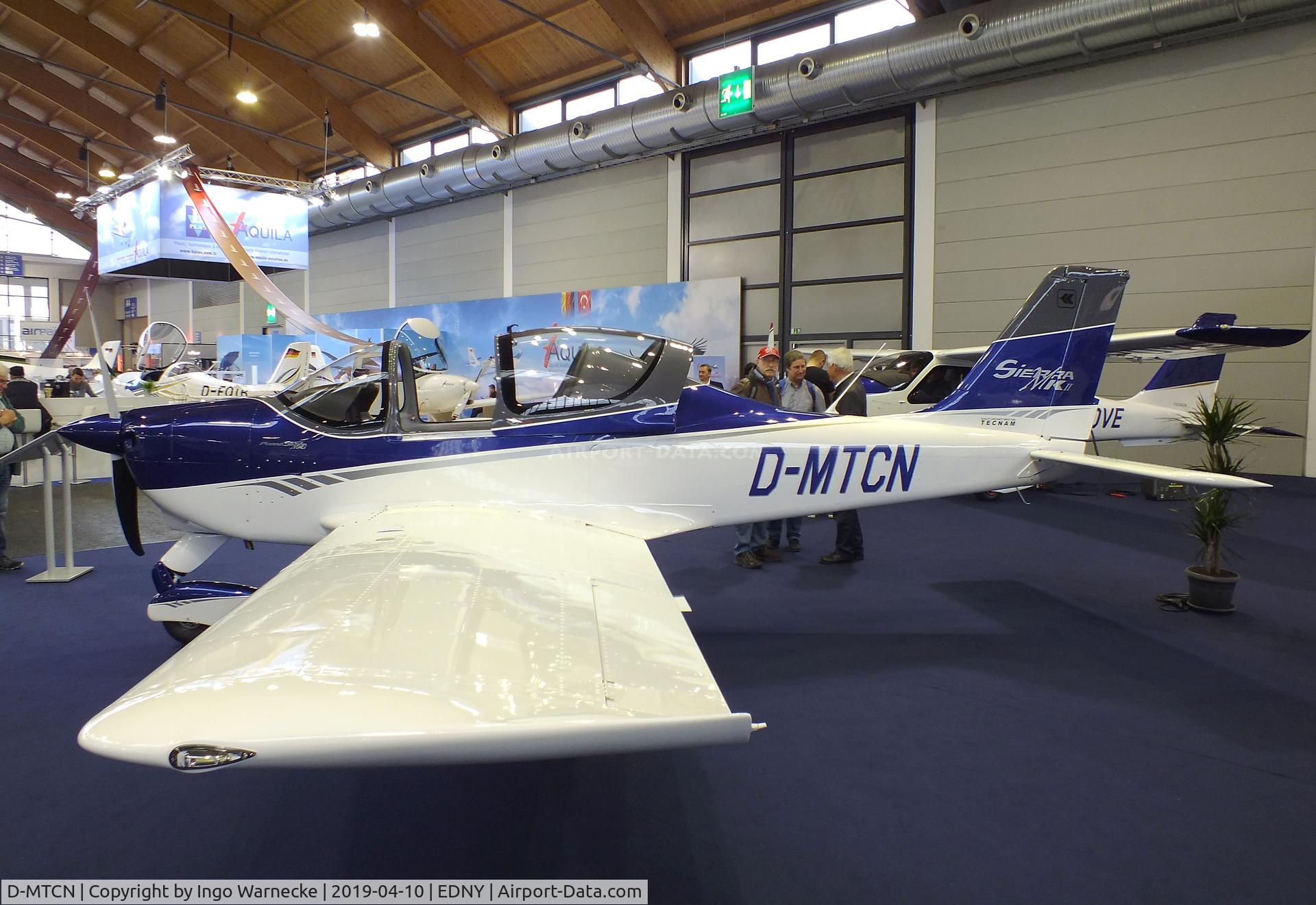 D-MTCN, Tecnam P-2002 Sierrra Mk.II C/N unknown_d-mtcn, Tecnam P2002 Sierra Mk.II at the AERO 2019, Friedrichshafen