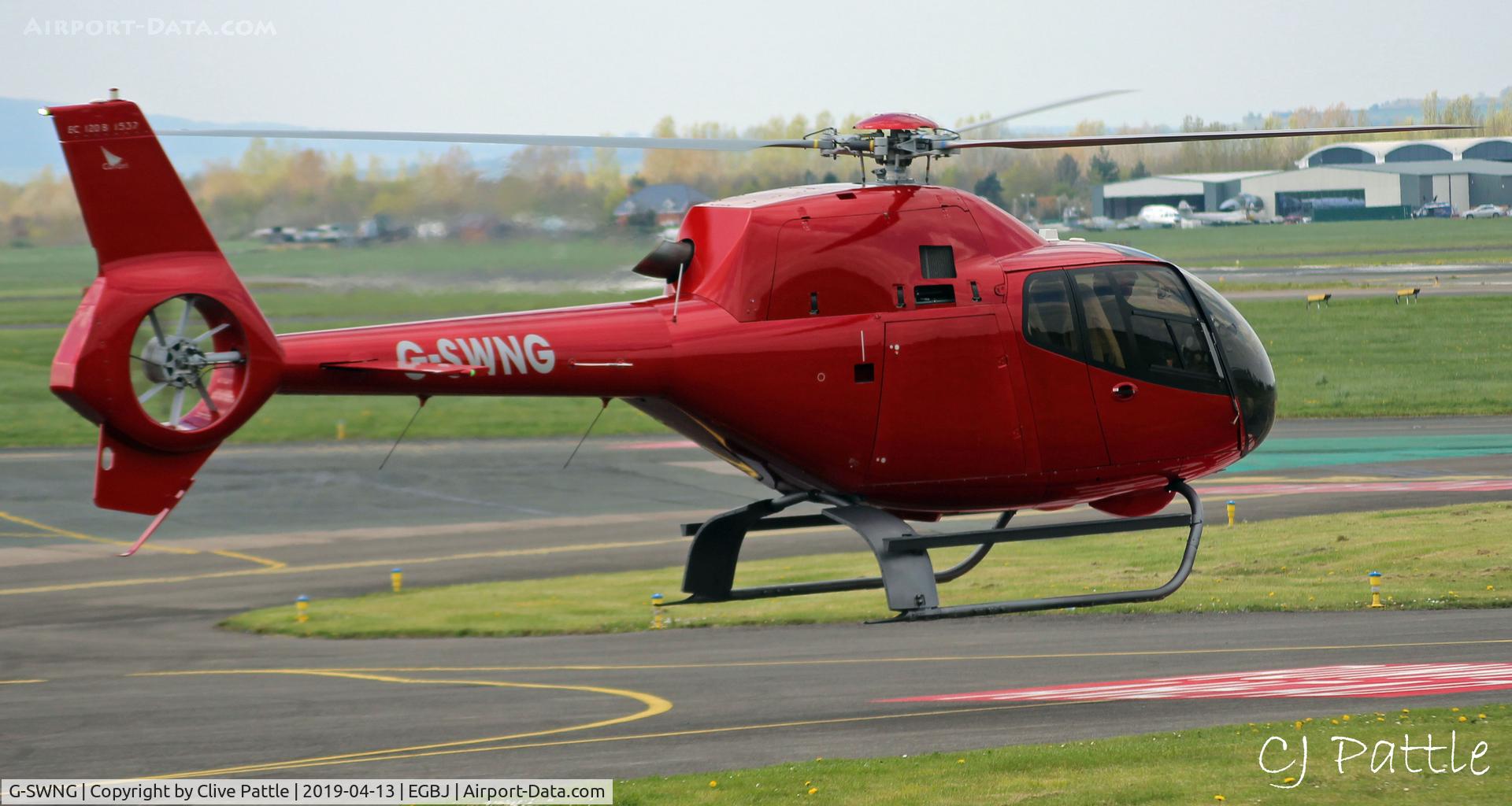 G-SWNG, 2008 Eurocopter EC-120B Colibri C/N 1532, @ Staverton