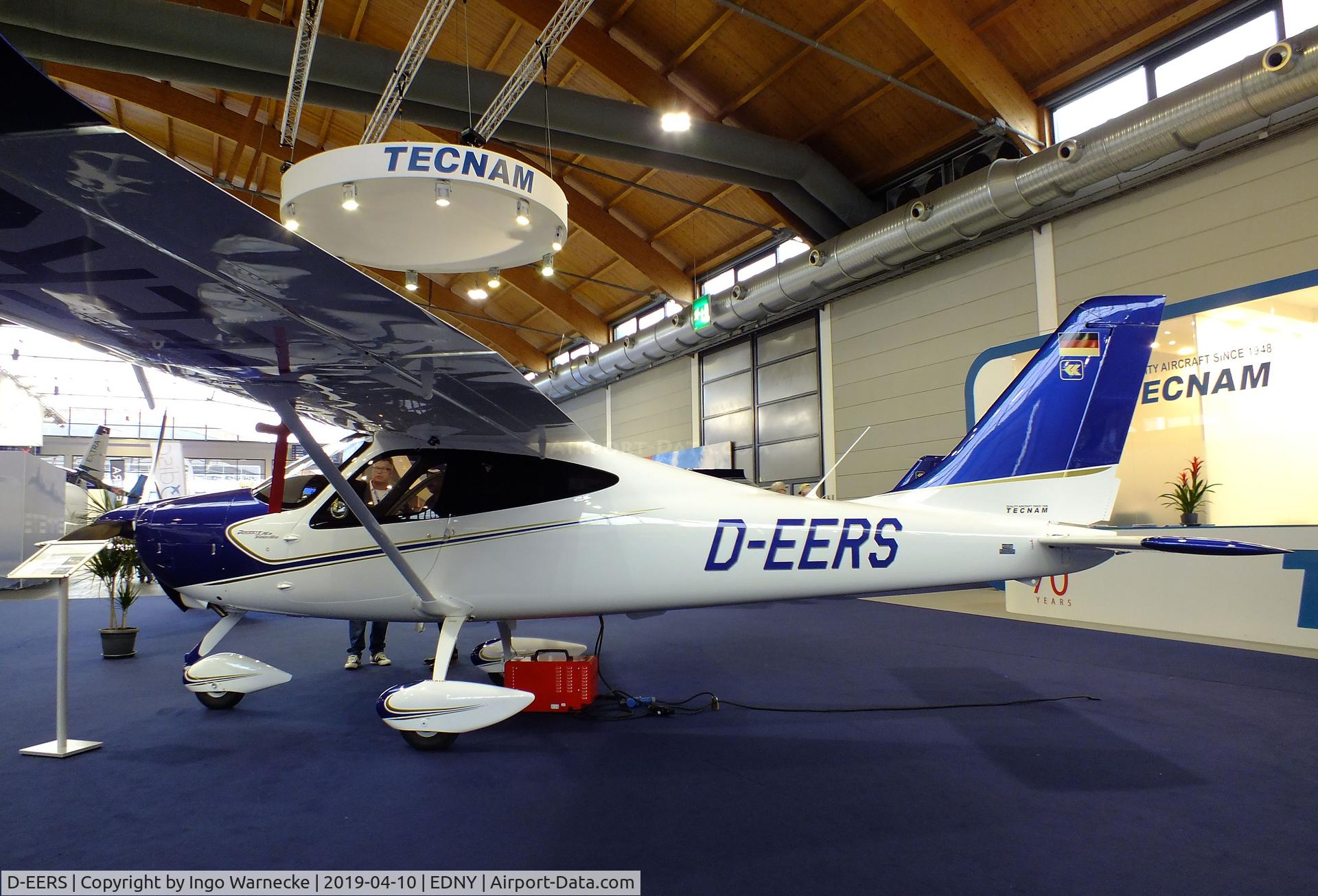 D-EERS, Tecnam P-2008JC C/N 1128, Tecnam P2008 JC at the AERO 2019, Friedrichshafen