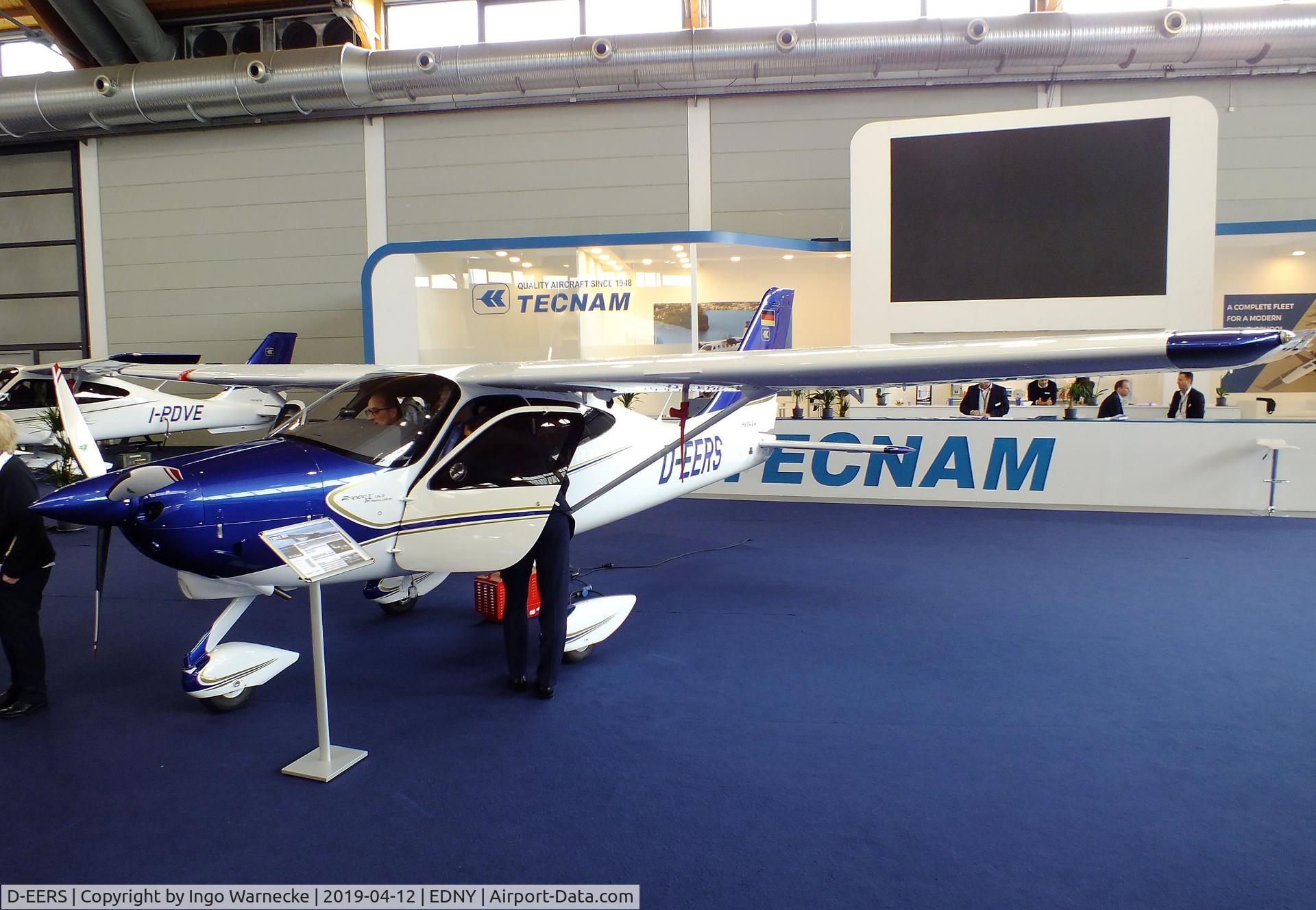 D-EERS, Tecnam P-2008JC C/N 1128, Tecnam P2008 JC at the AERO 2019, Friedrichshafen