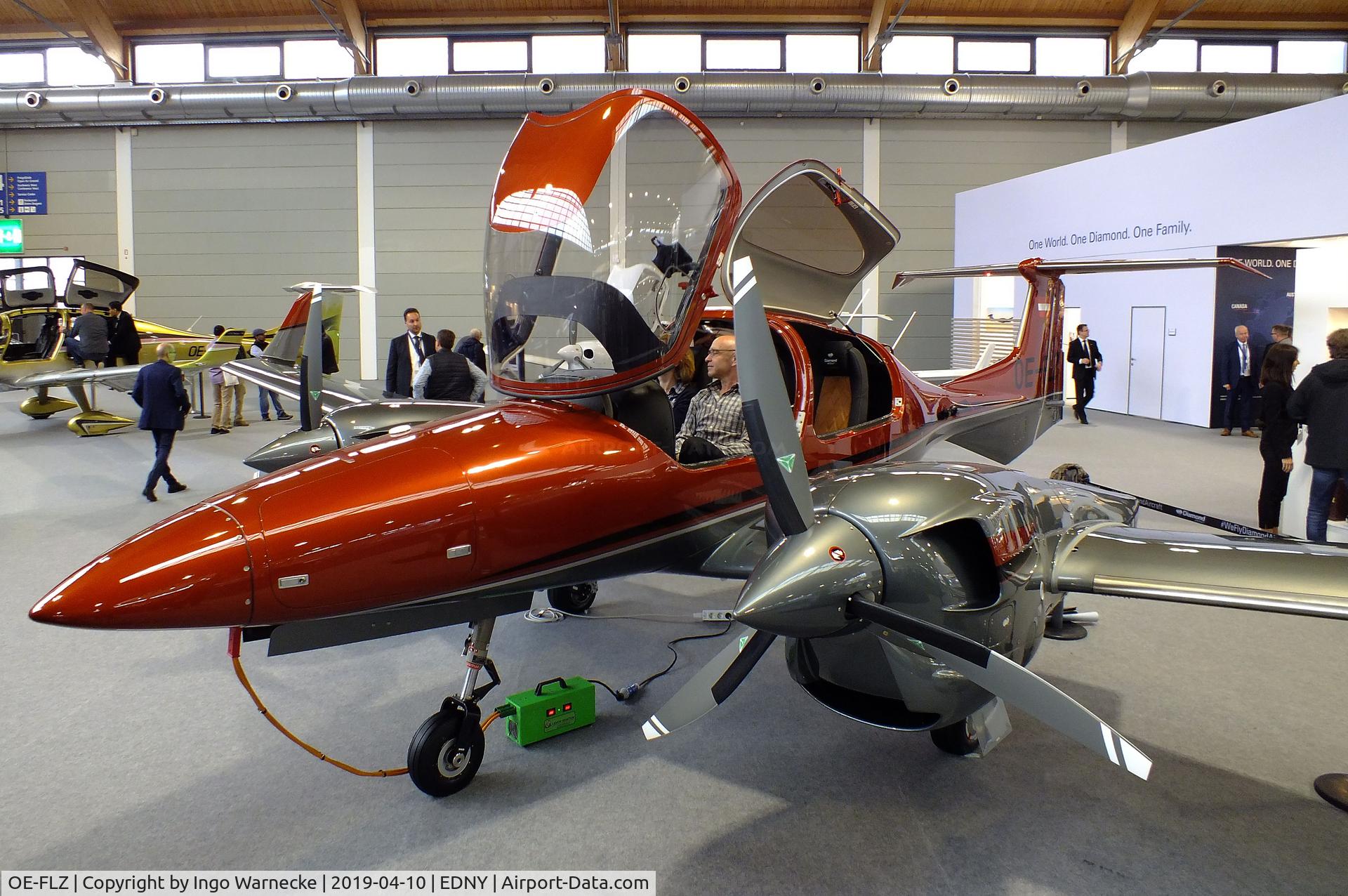 OE-FLZ, Diamond DA-42 NG Twin Star C/N 42.N351, Diamond DA-42 NG Twin Star at the AERO 2019, Friedrichshafen