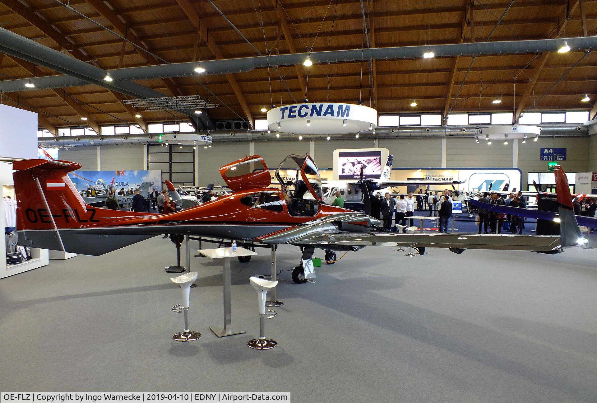 OE-FLZ, Diamond DA-42 NG Twin Star C/N 42.N351, Diamond DA-42 NG Twin Star at the AERO 2019, Friedrichshafen