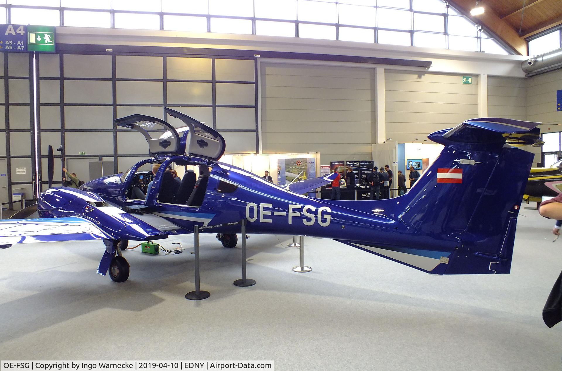 OE-FSG, 2018 Diamond DA-62 C/N 62.102, Diamond DA-62 at the AERO 2019, Friedrichshafen