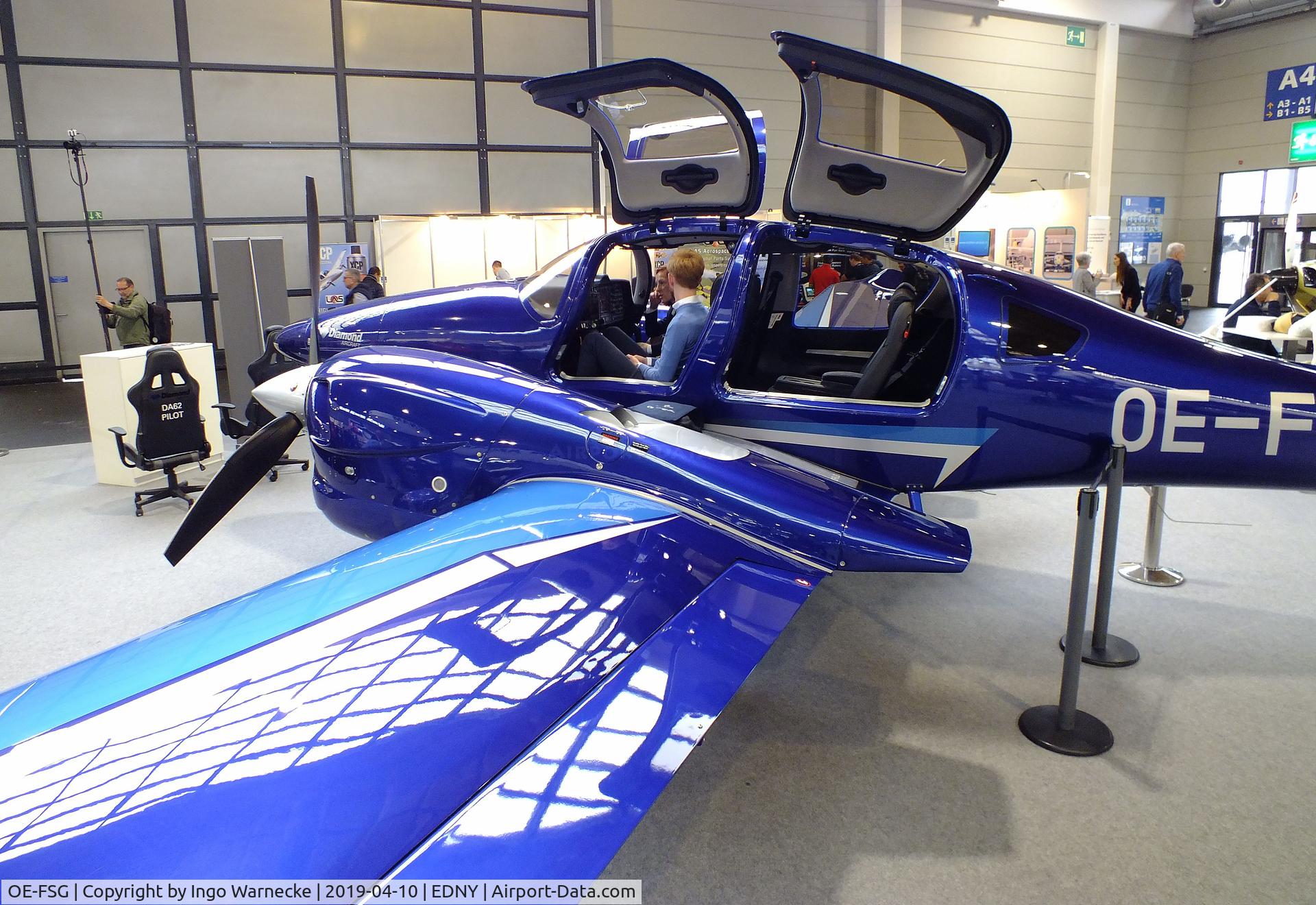 OE-FSG, 2018 Diamond DA-62 C/N 62.102, Diamond DA-62 at the AERO 2019, Friedrichshafen