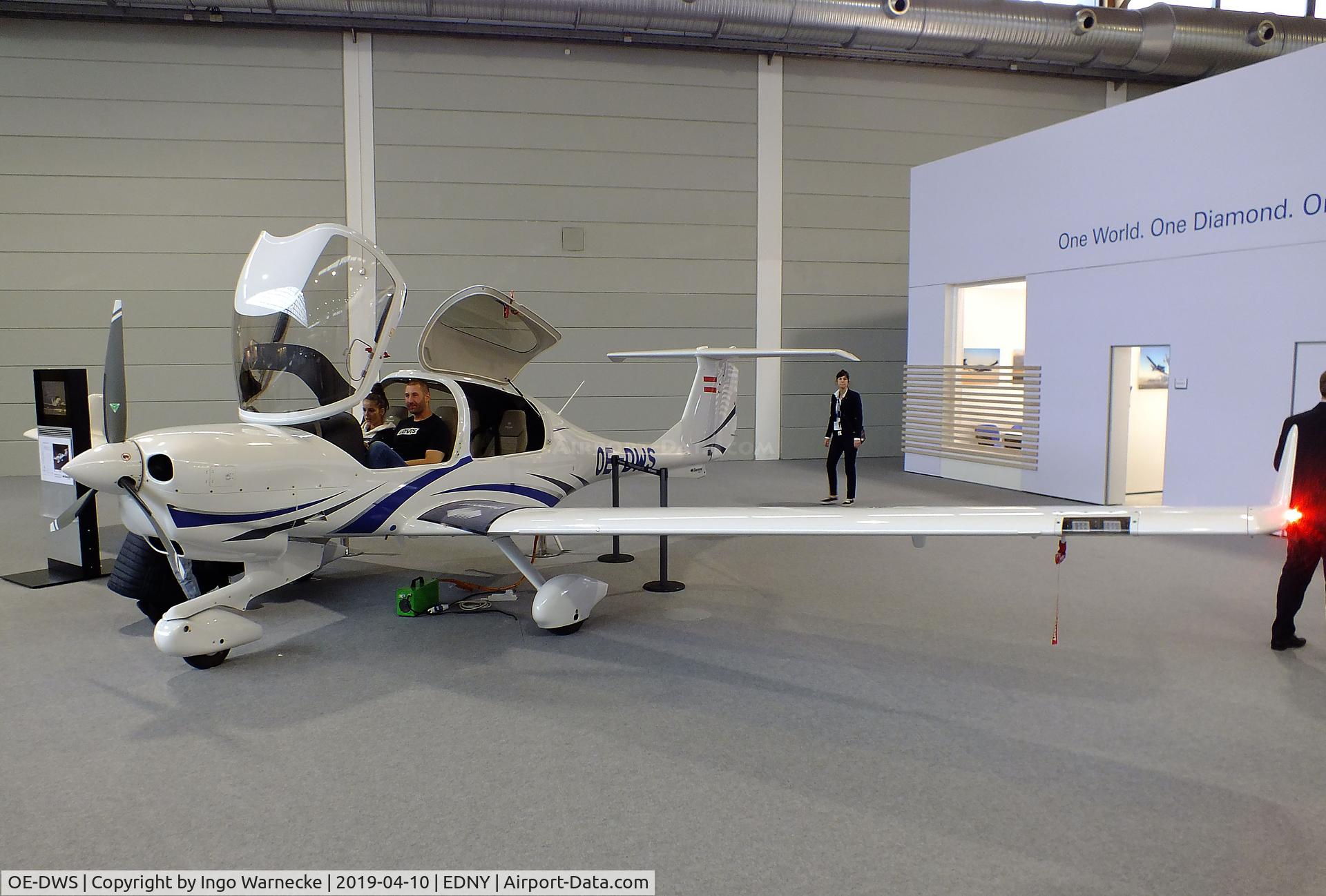 OE-DWS, Diamond DA-40 NG Diamond Star C/N 40.N269, Diamond DA-40 NG at the AERO 2019, Friedrichshafen