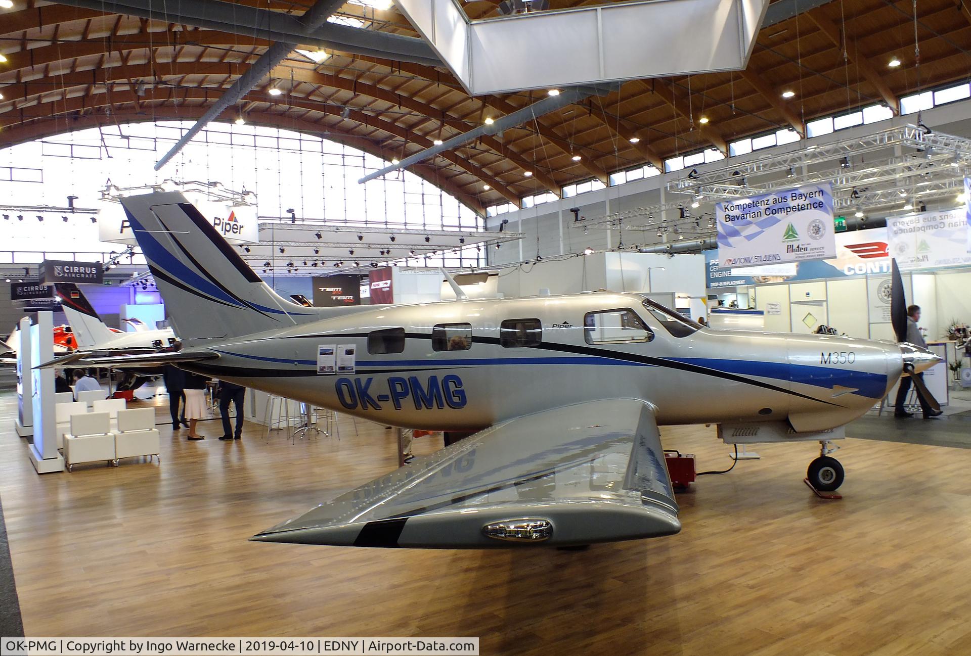 OK-PMG, 2018 Piper PA-46-350P Malibu Mirage C/N 4636725, Piper PA-46-M350 at the AERO 2019, Friedrichshafen