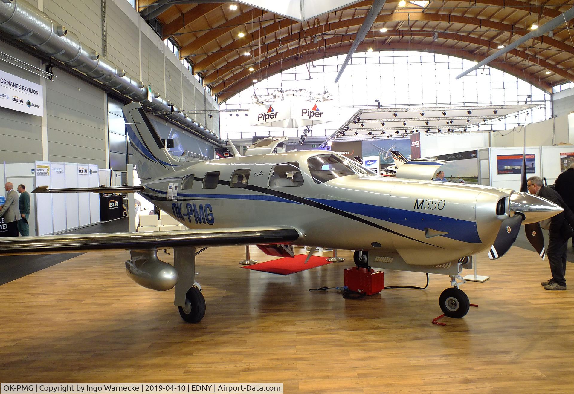 OK-PMG, 2018 Piper PA-46-350P Malibu Mirage C/N 4636725, Piper PA-46-M350 at the AERO 2019, Friedrichshafen