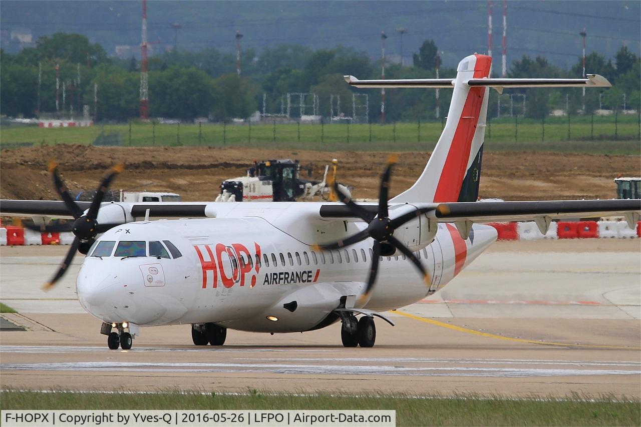 F-HOPX, 2015 ATR 72-600 (72-212A) C/N 1257, ATR 72-600, Lining up rwy 08, Paris-Orly Airport (LFPO-ORY)