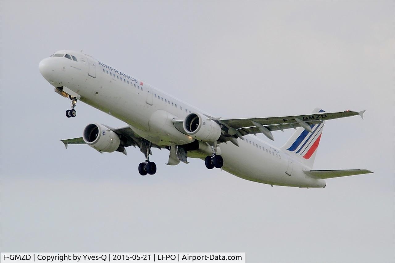F-GMZD, 1995 Airbus A321-111 C/N 0529, Airbus A321-111, Take off Rwy 24, Paris-Orly Airport (LFPO-ORY)