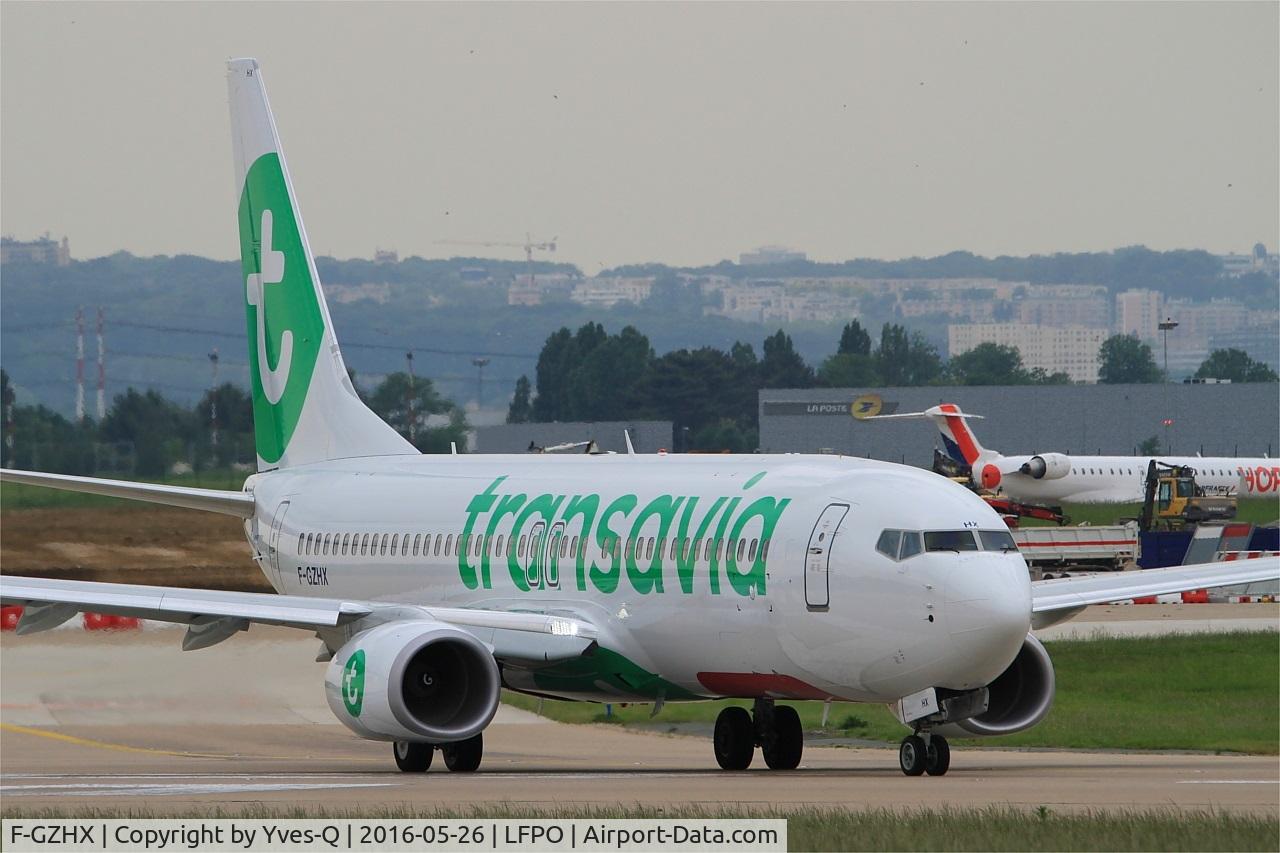 F-GZHX, 2016 Boeing 737-8K2 C/N 41343, Boeing 737-8K2, Lining up rwy 08, Paris-Orly Airport (LFPO-ORY)