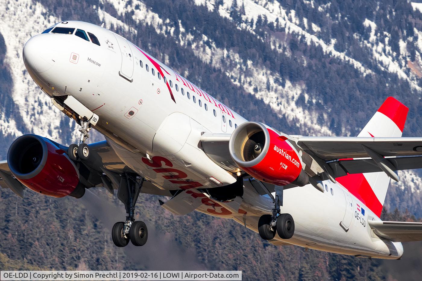 OE-LDD, 2005 Airbus A319-112 C/N 2416, OE-LDD @ Innsbruck Airport