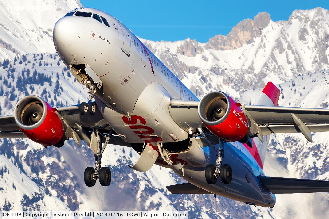 OE-LDB, 2004 Airbus A319-112 C/N 2174, OE-LDB @ Innsbruck Airport