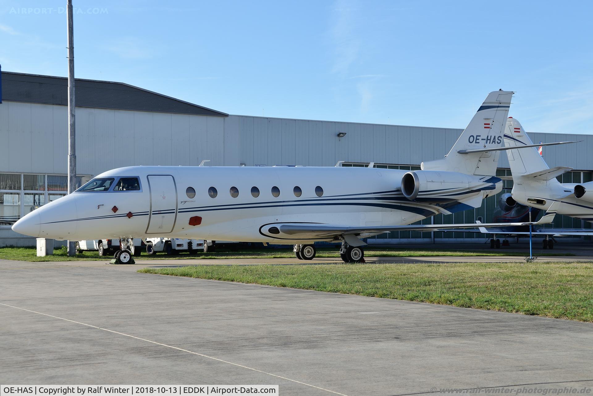 OE-HAS, 2009 Israel Aerospace Industries Gulfstream 200 C/N 206, Israel Aerospace Gulfstream G200 - AOJ Avcon Jet AG - 206 - OE-HAS - 13.10.2018 - CGN