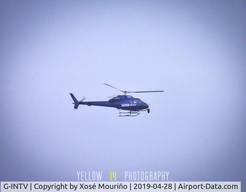 G-INTV, 1990 Eurocopter EC-135P-2 C/N 5450, Captured during the London Marathon 2019
