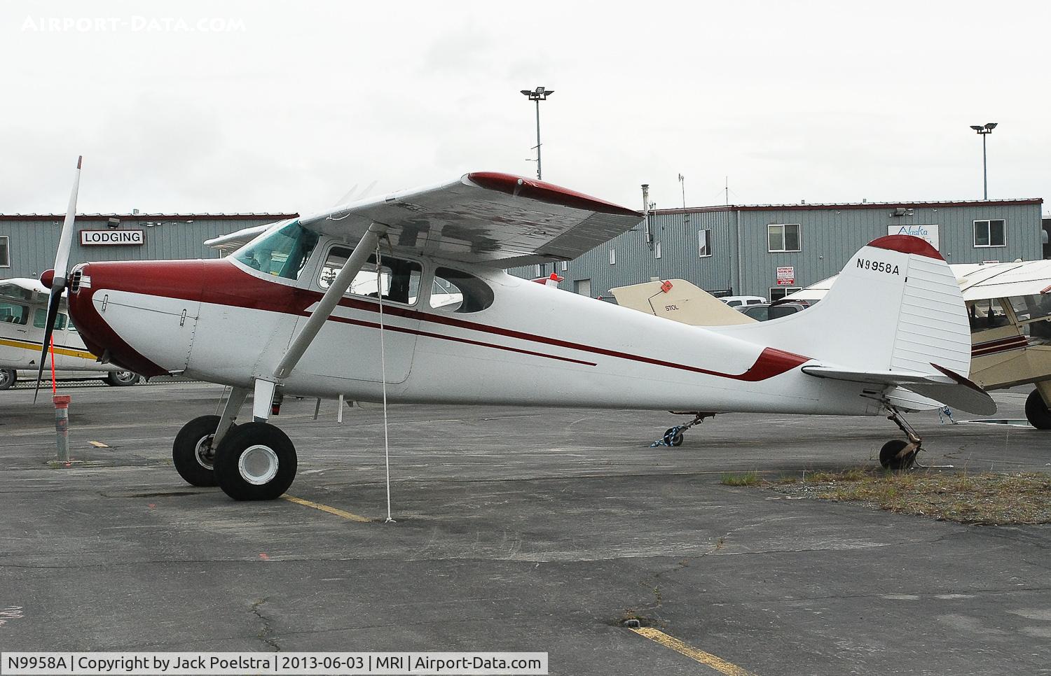 N9958A, 1950 Cessna 170A C/N 19318, N9958A at Merrill Field AK