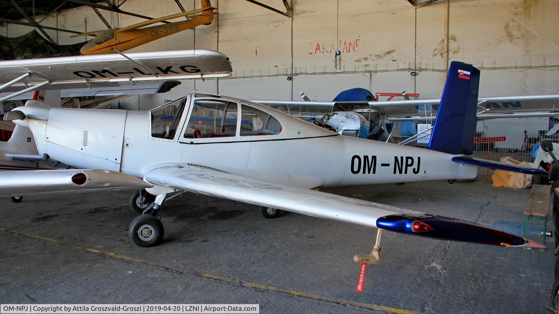OM-NPJ, 1960 Orlican L-40 Meta Sokol C/N 150803, LZNI - Nitra Airport, Slovakia