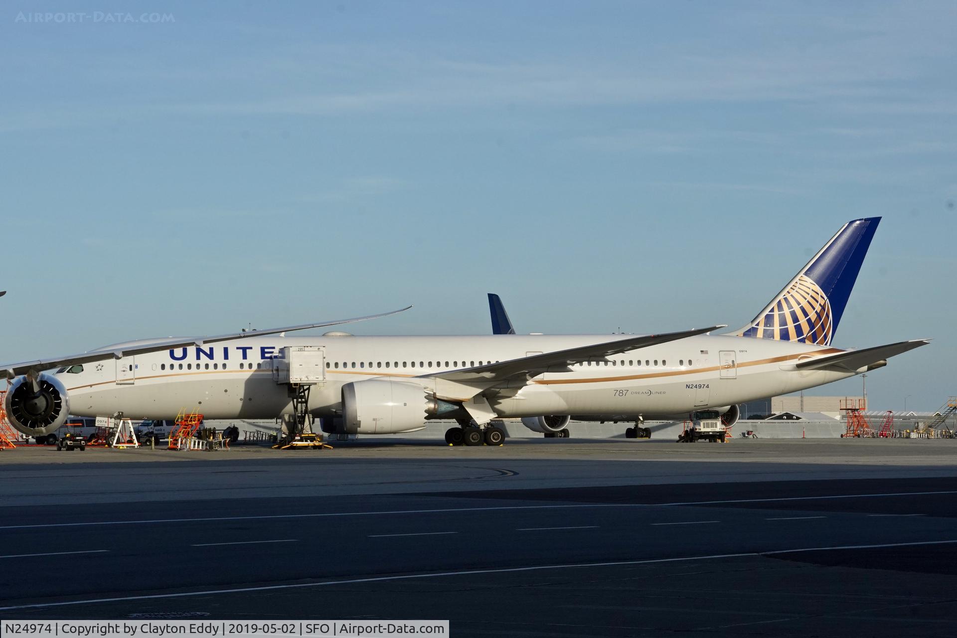 N24974, 2018 Boeing 787-9 Dreamliner Dreamliner C/N 40942, SFO 2019.