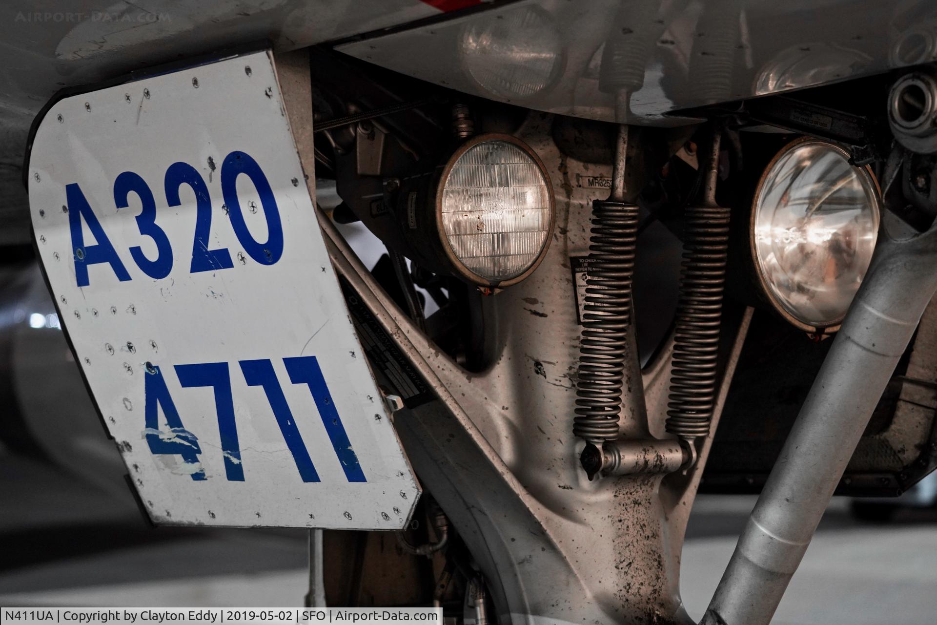 N411UA, 1994 Airbus A320-232 C/N 464, SFO 2019.