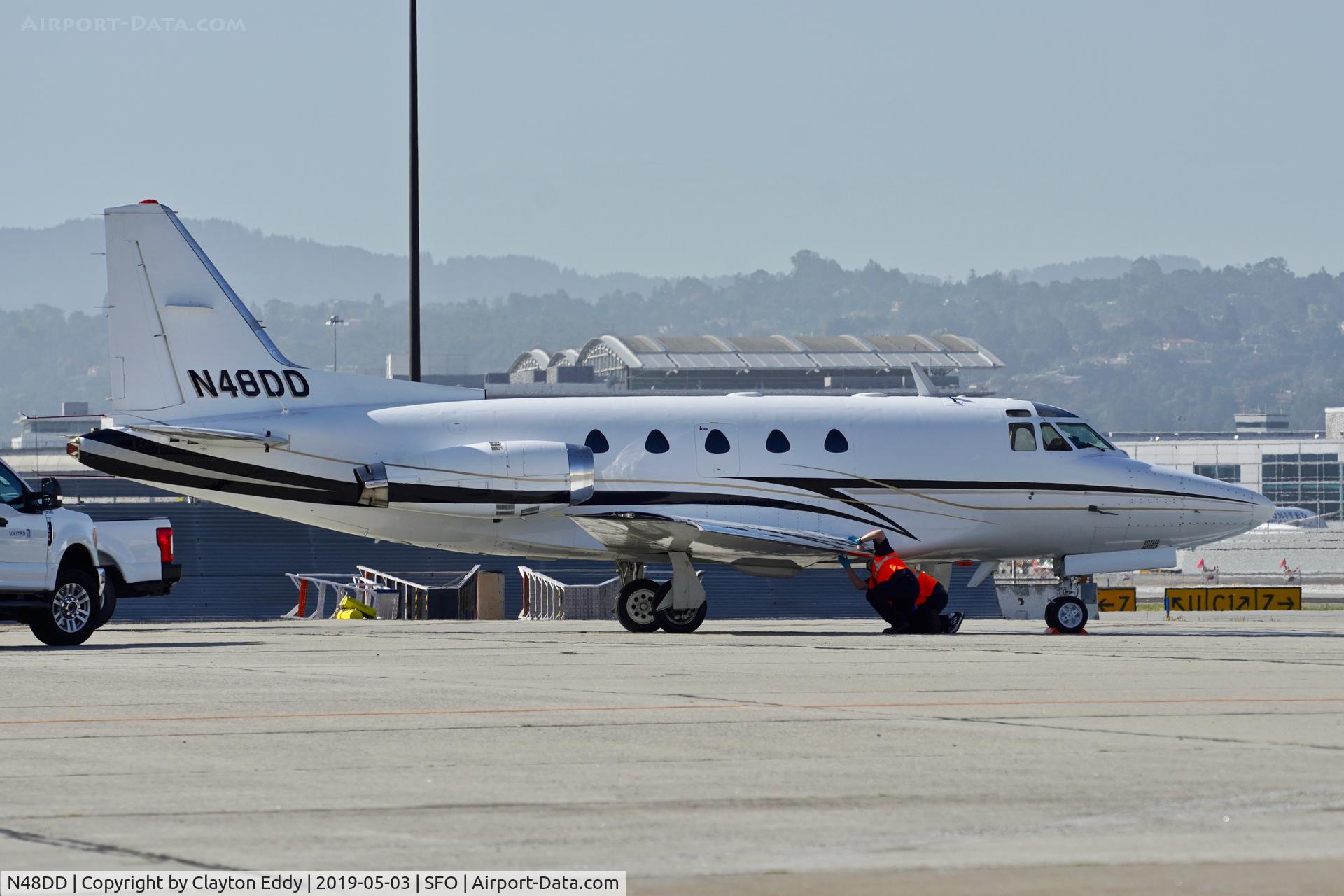 N48DD, 1979 Rockwell International NA-265-60 Sabreliner 60 C/N 306-146, SFO 2019.