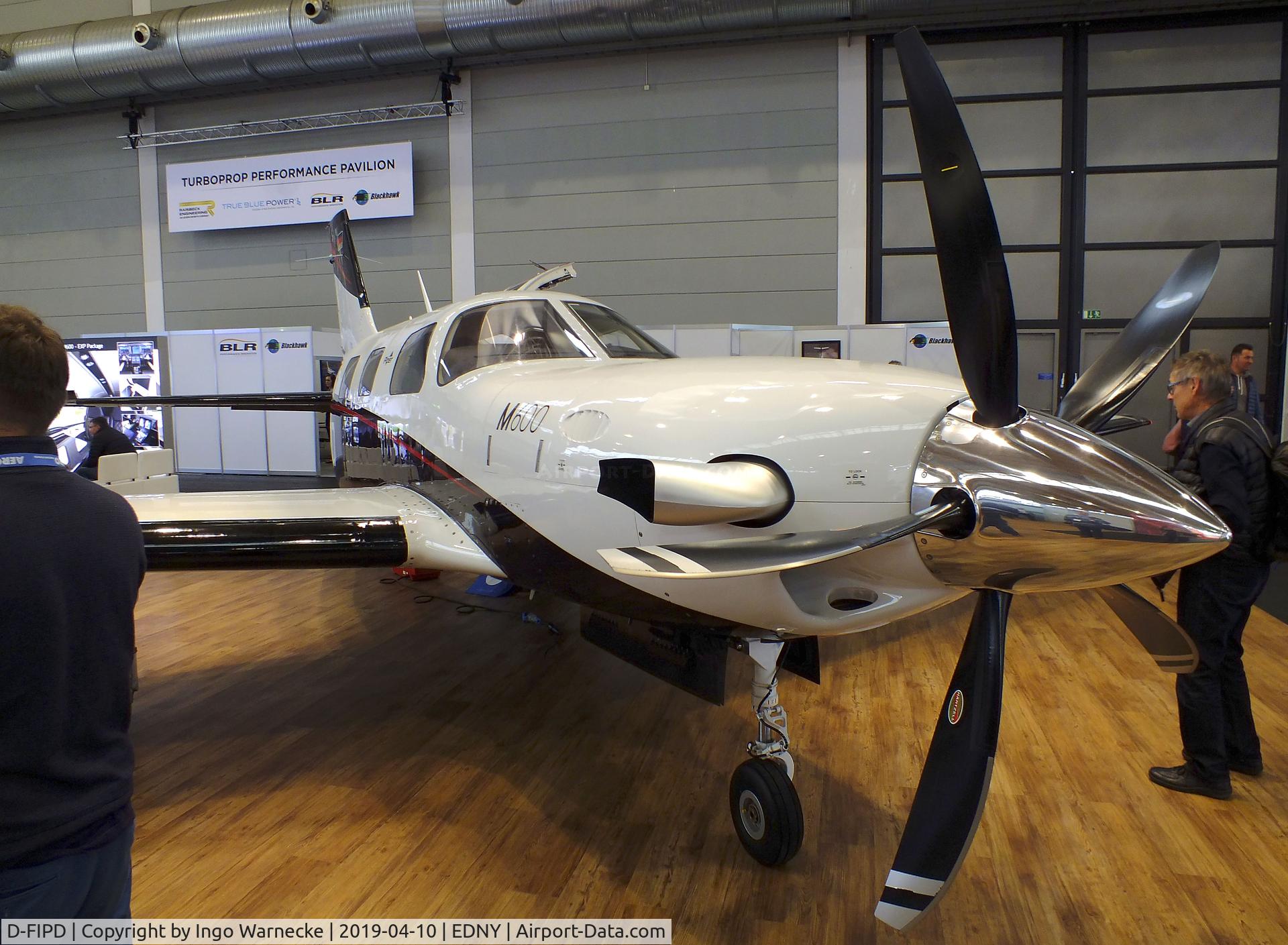D-FIPD, 2018 Piper PA-46-M600 C/N 46-98093, Piper PA-46-M600 Malibu at the AERO 2019, Friedrichshafen