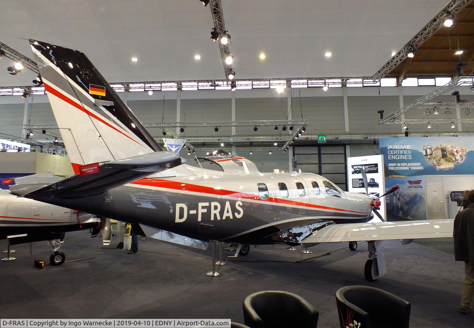 D-FRAS, 2019 Daher TBM 700 (910) C/N 1278, Daher-Socata TBM-910 at the AERO 2019, Friedrichshafen