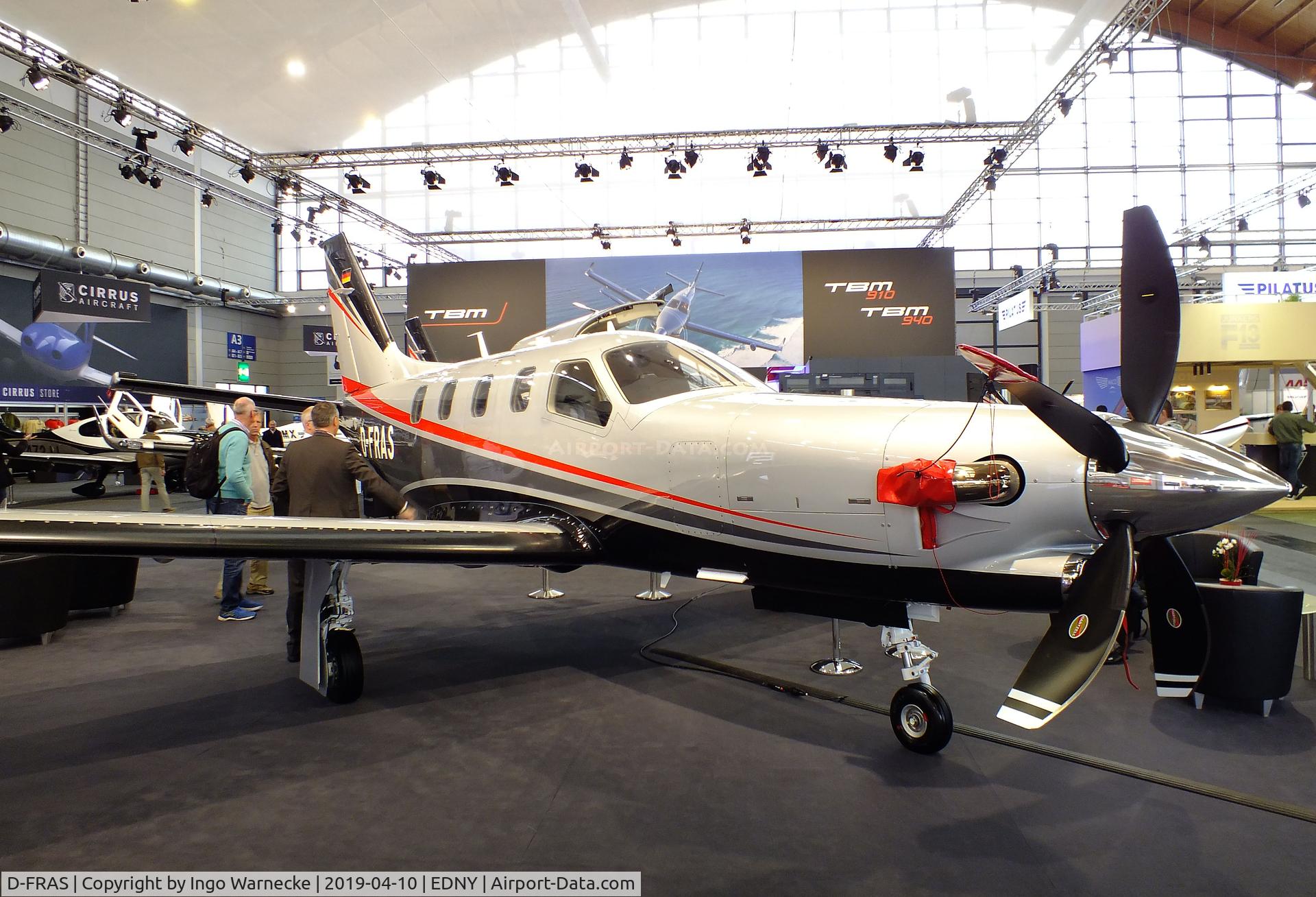 D-FRAS, 2019 Daher TBM 700 (910) C/N 1278, Daher-Socata TBM-910 at the AERO 2019, Friedrichshafen