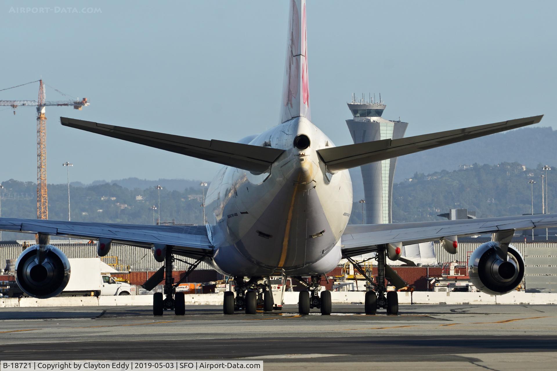 B-18721, 2005 Boeing 747-409F/SCD C/N 33738, SFO 2019.