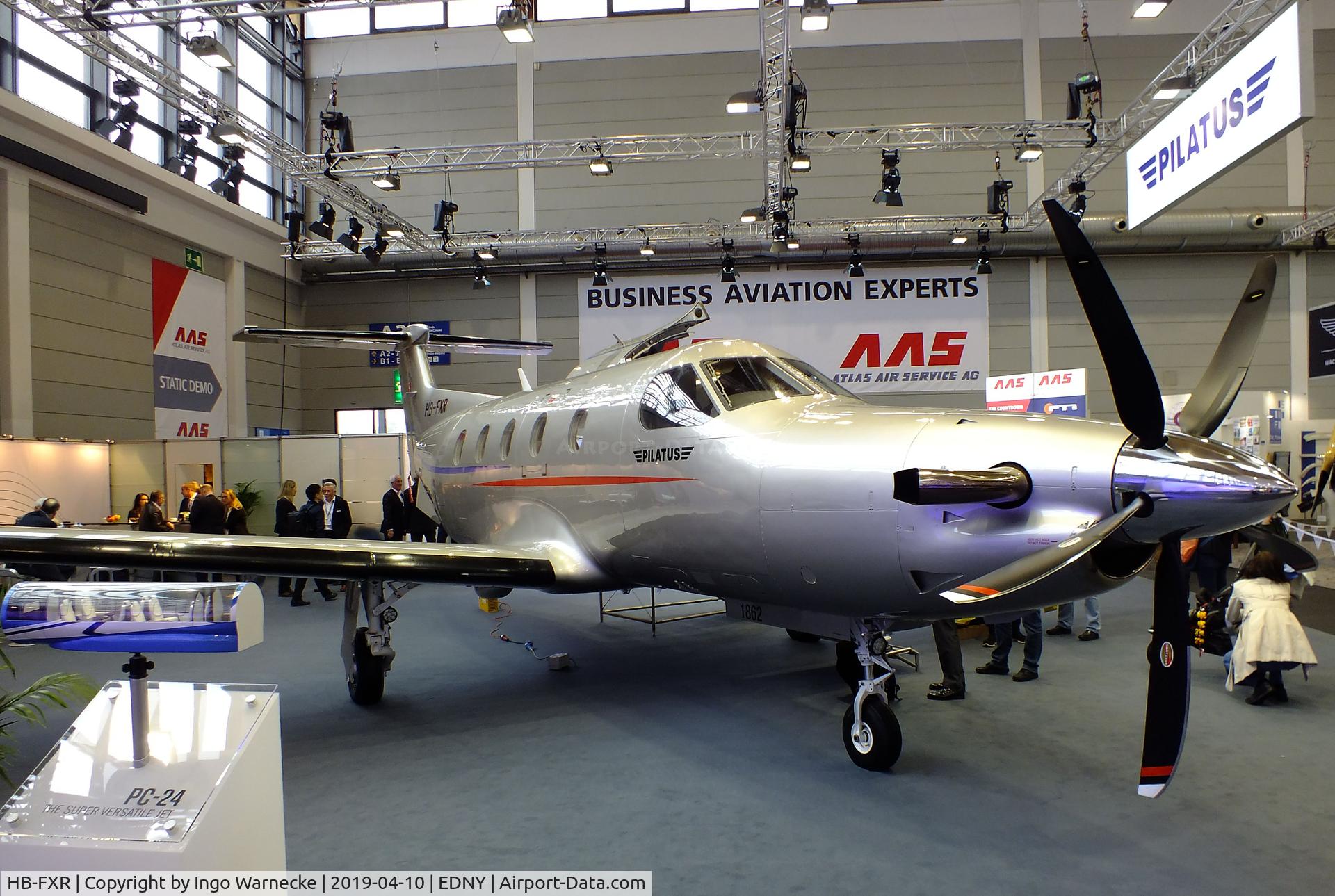 HB-FXR, 2019 Pilatus PC-12-NG C/N 1862, Pilatus PC-12-NG at the AERO 2019, Friedrichshafen