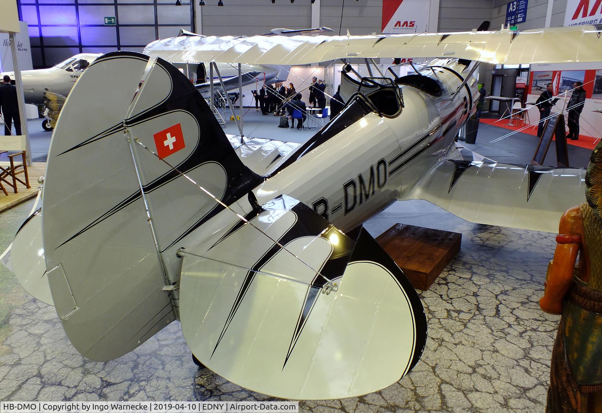 HB-DMO, Waco YMF-5C C/N F5C-8-153, Waco YMF-5C Classic at the AERO 2019, Friedrichshafen