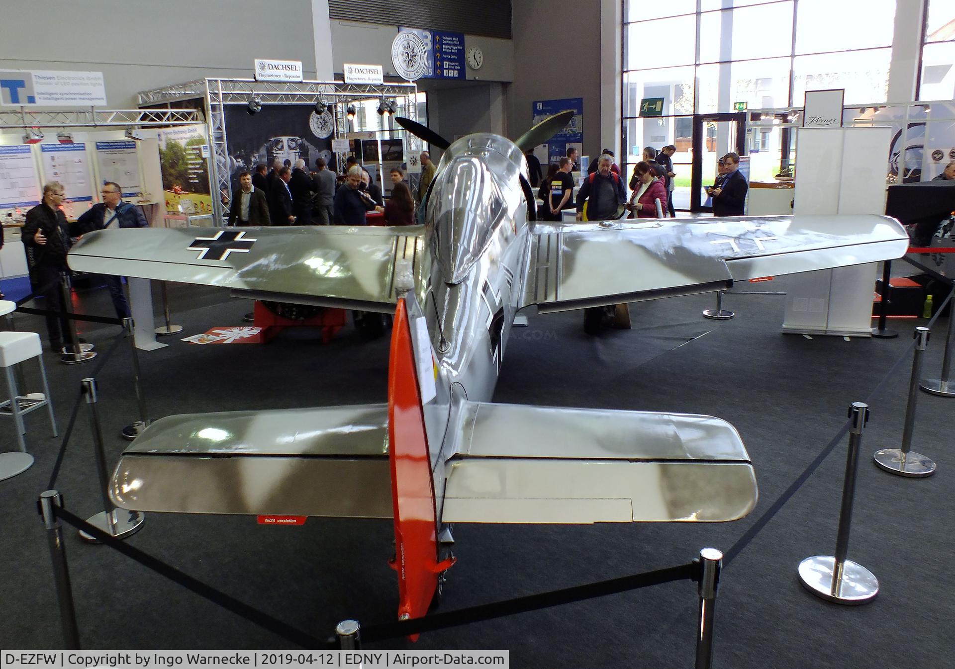 D-EZFW, Jurca MJ-8 Fw.190 C/N 1656, Jurca MJ-8 Focke-Wulf Fw 190A 2/3-scale replica at the AERO 2019, Friedrichshafen