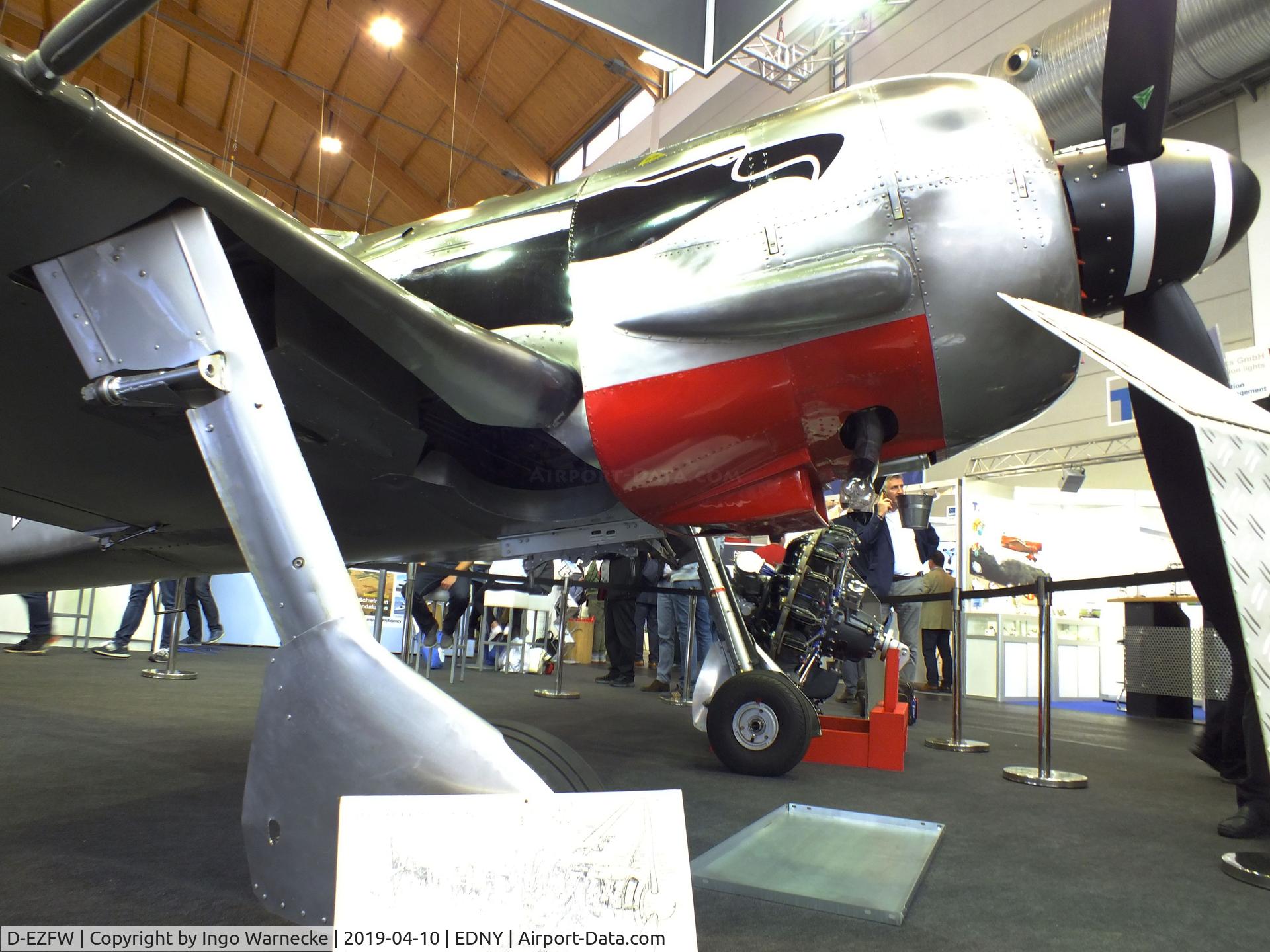 D-EZFW, Jurca MJ-8 Fw.190 C/N 1656, Jurca MJ-8 Focke-Wulf Fw 190A 2/3-scale replica at the AERO 2019, Friedrichshafen