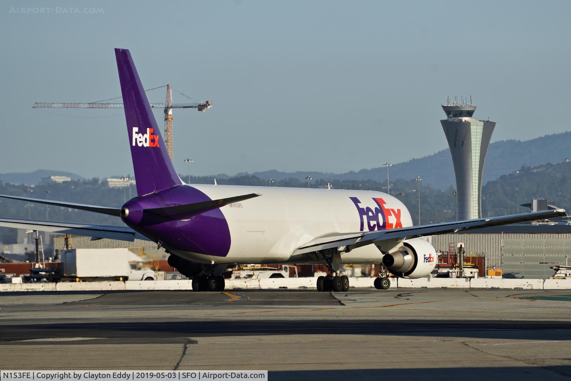 N153FE, 2017 Boeing 767-300F C/N 63095, SFO 2019.