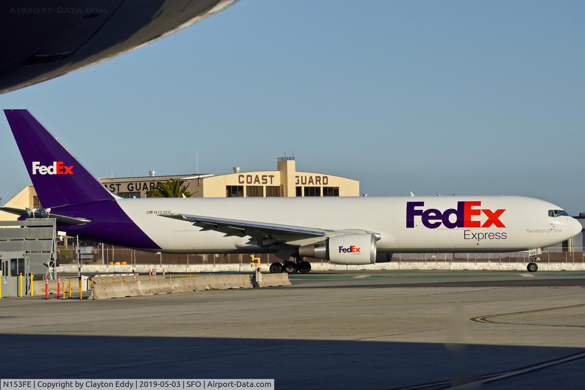 N153FE, 2017 Boeing 767-300F C/N 63095, SFO 2019.
