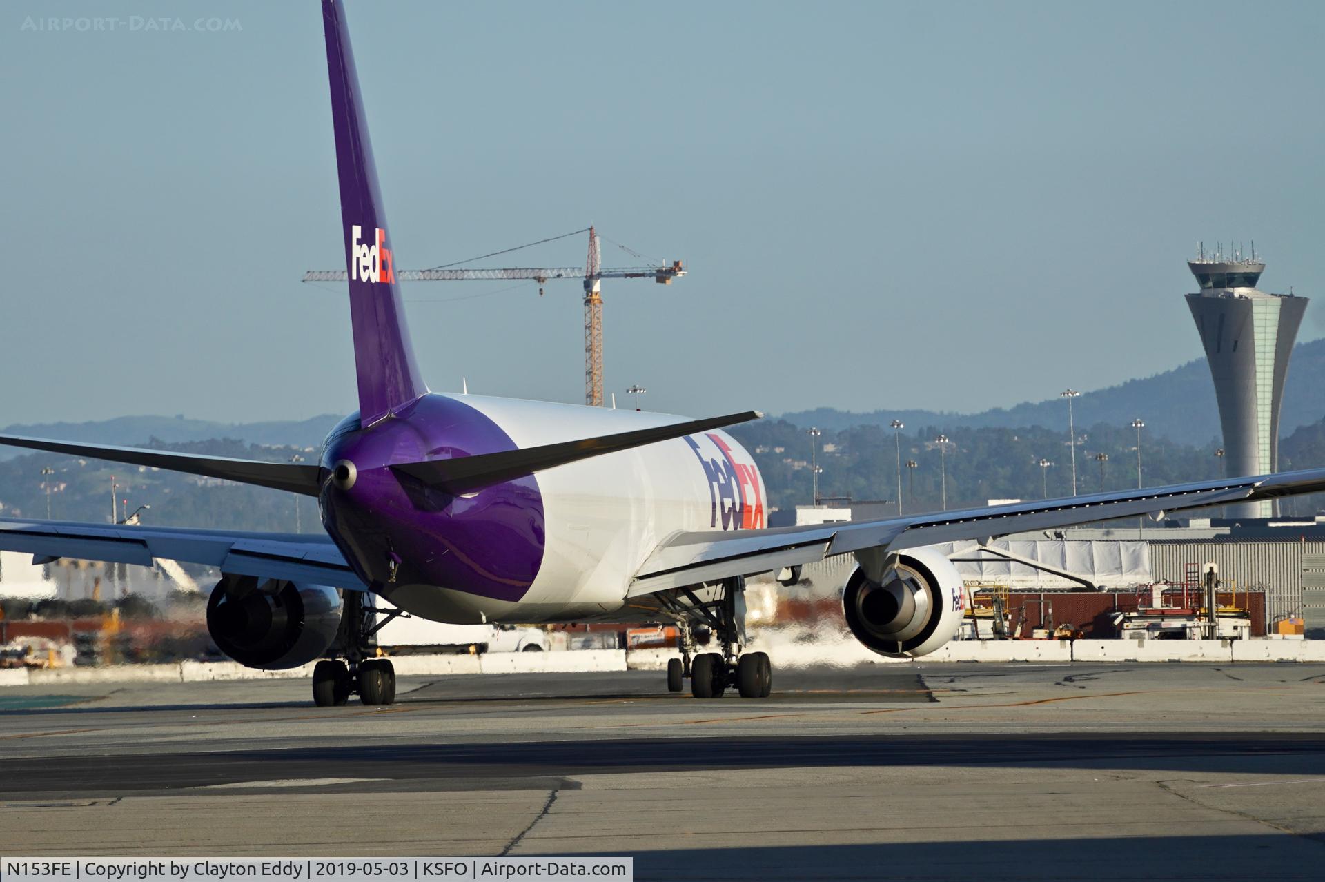 N153FE, 2017 Boeing 767-300F C/N 63095, SFO 2019.