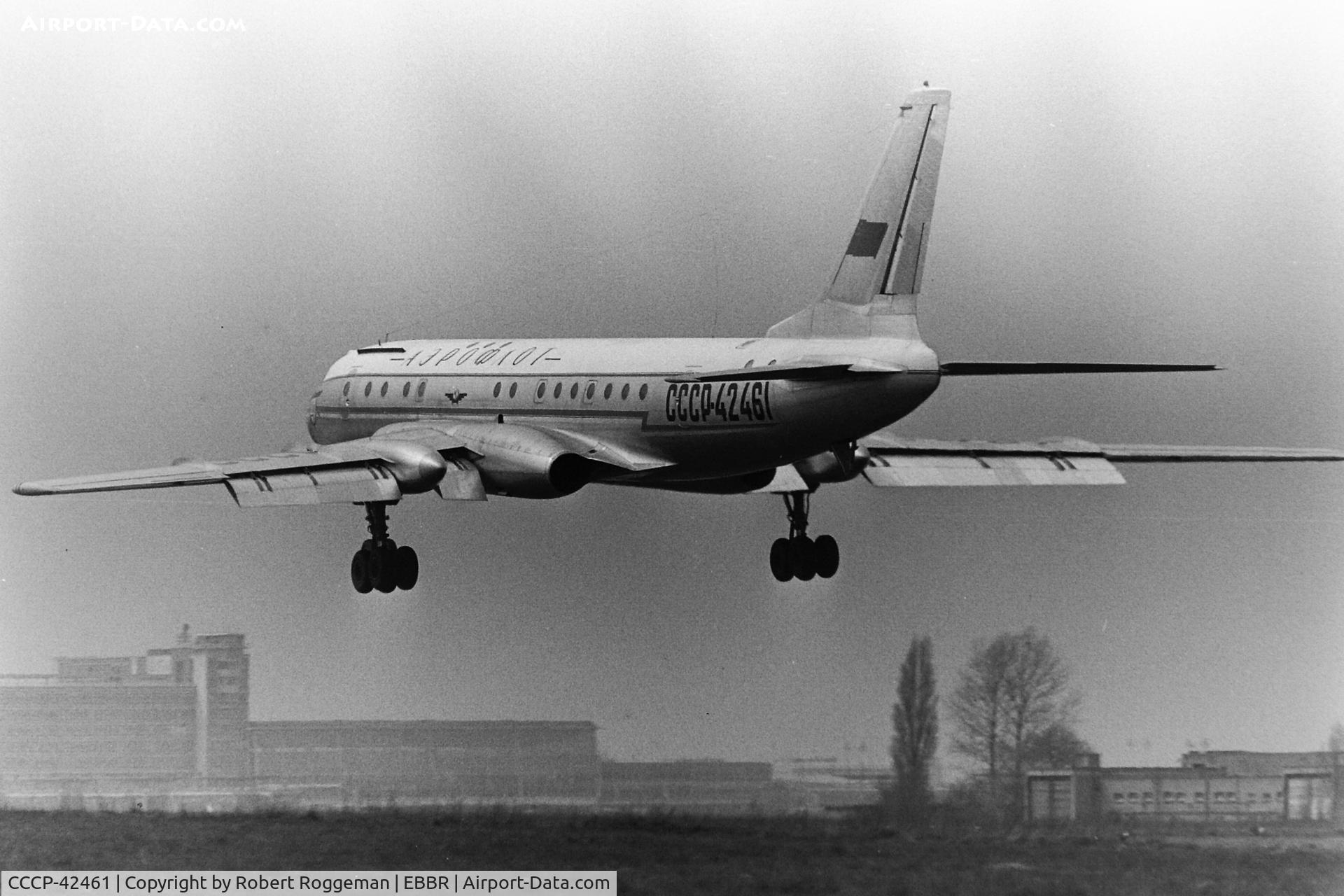 CCCP-42461, 1960 Tupolev Tu-104A C/N 06601903, 1960's.AEROFLOT.