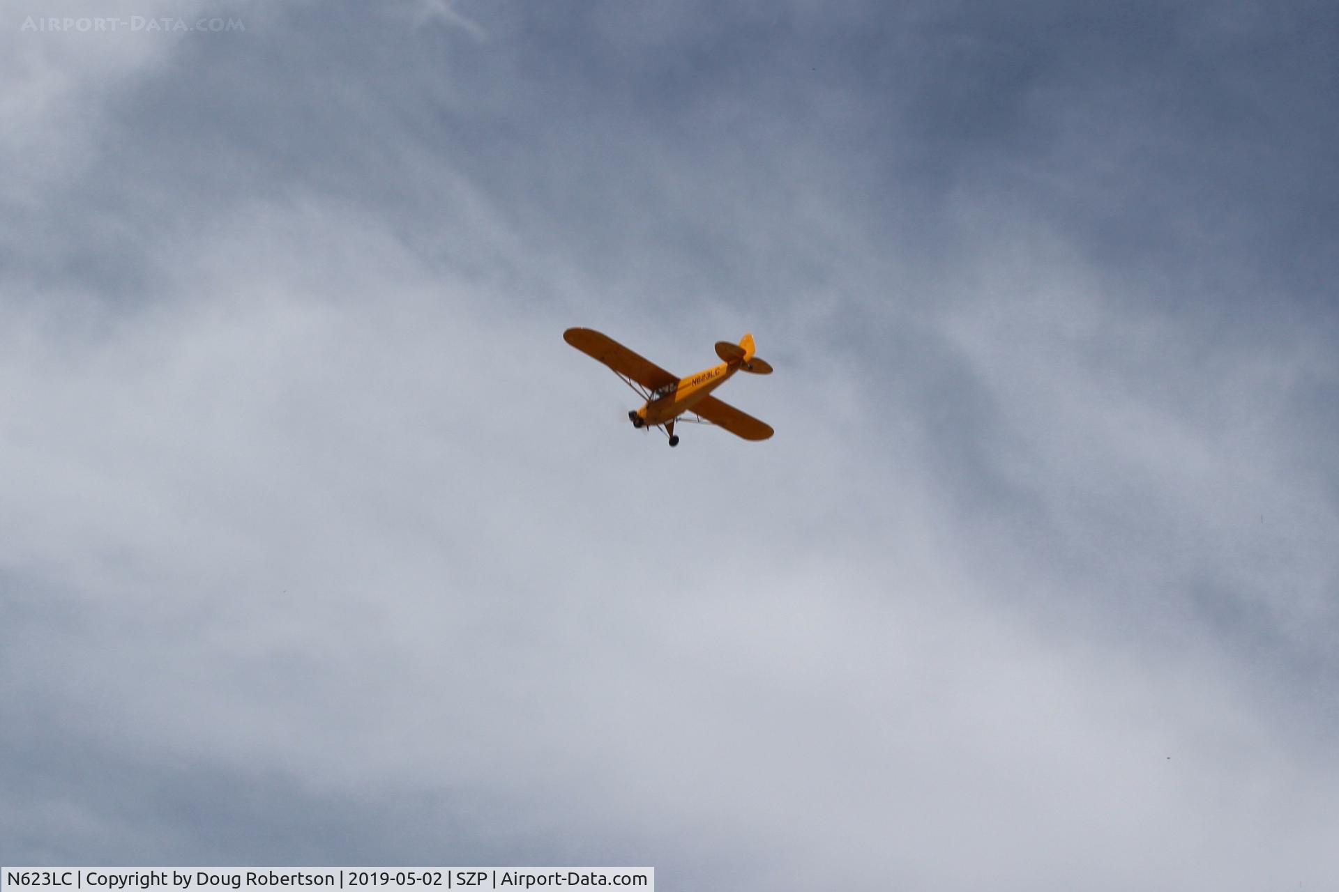 N623LC, 2006 American Legend AL3C-100 C/N AL-1024, 2006 American Legend AL3C-100, Continental O-200 100 Hp, open cowl version, Takeoff climb Rwy 22