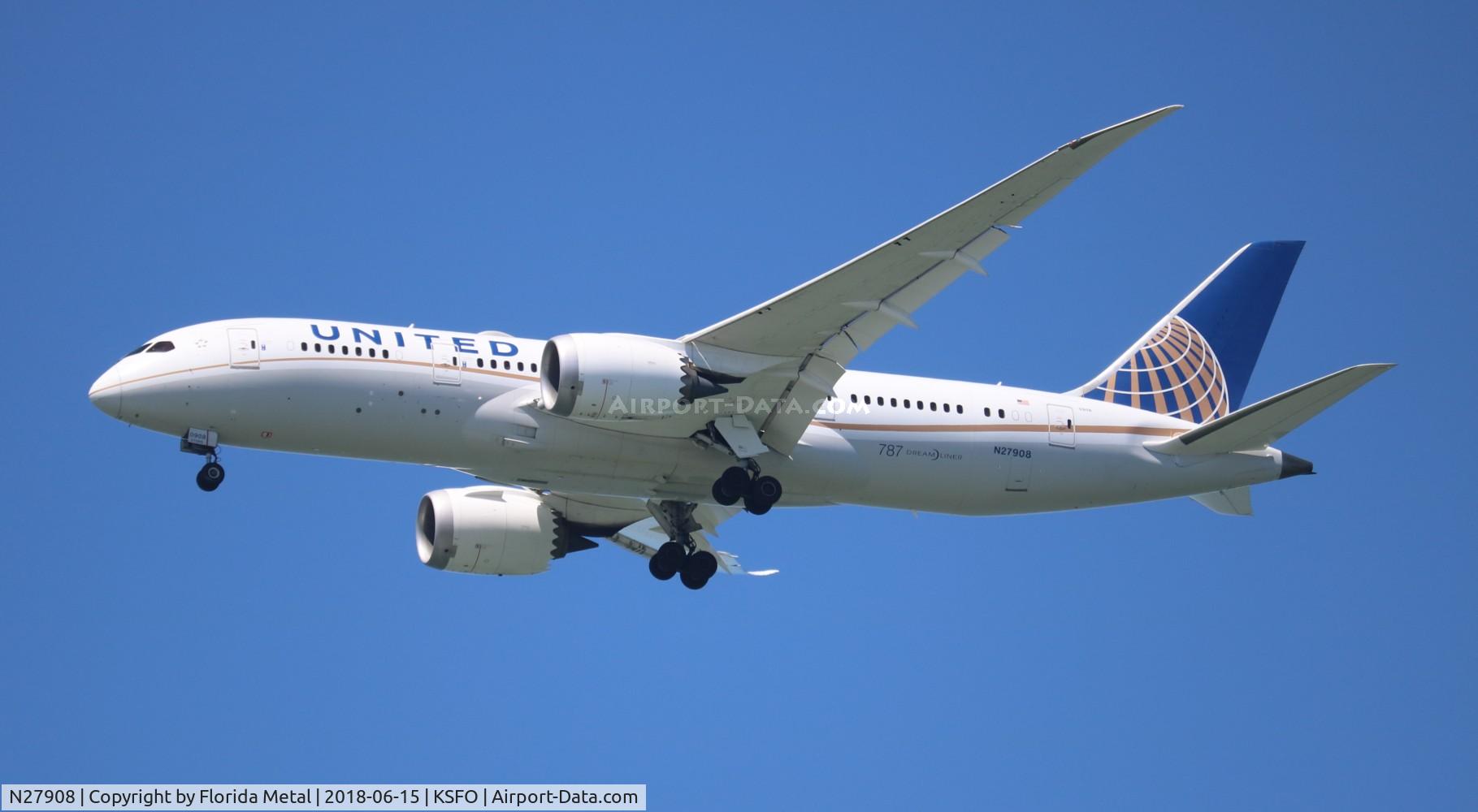 N27908, 2013 Boeing 787-8 Dreamliner C/N 36400, United