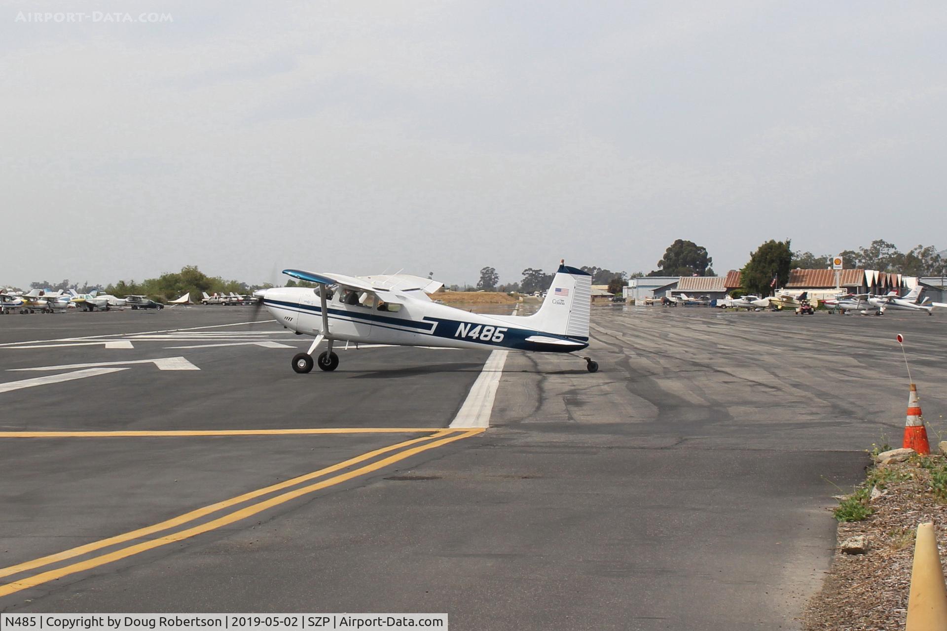 N485, 1959 Cessna 180B C/N 50595, 1959 Cessna 180B, Continental O-470 230 Hp, taking the active