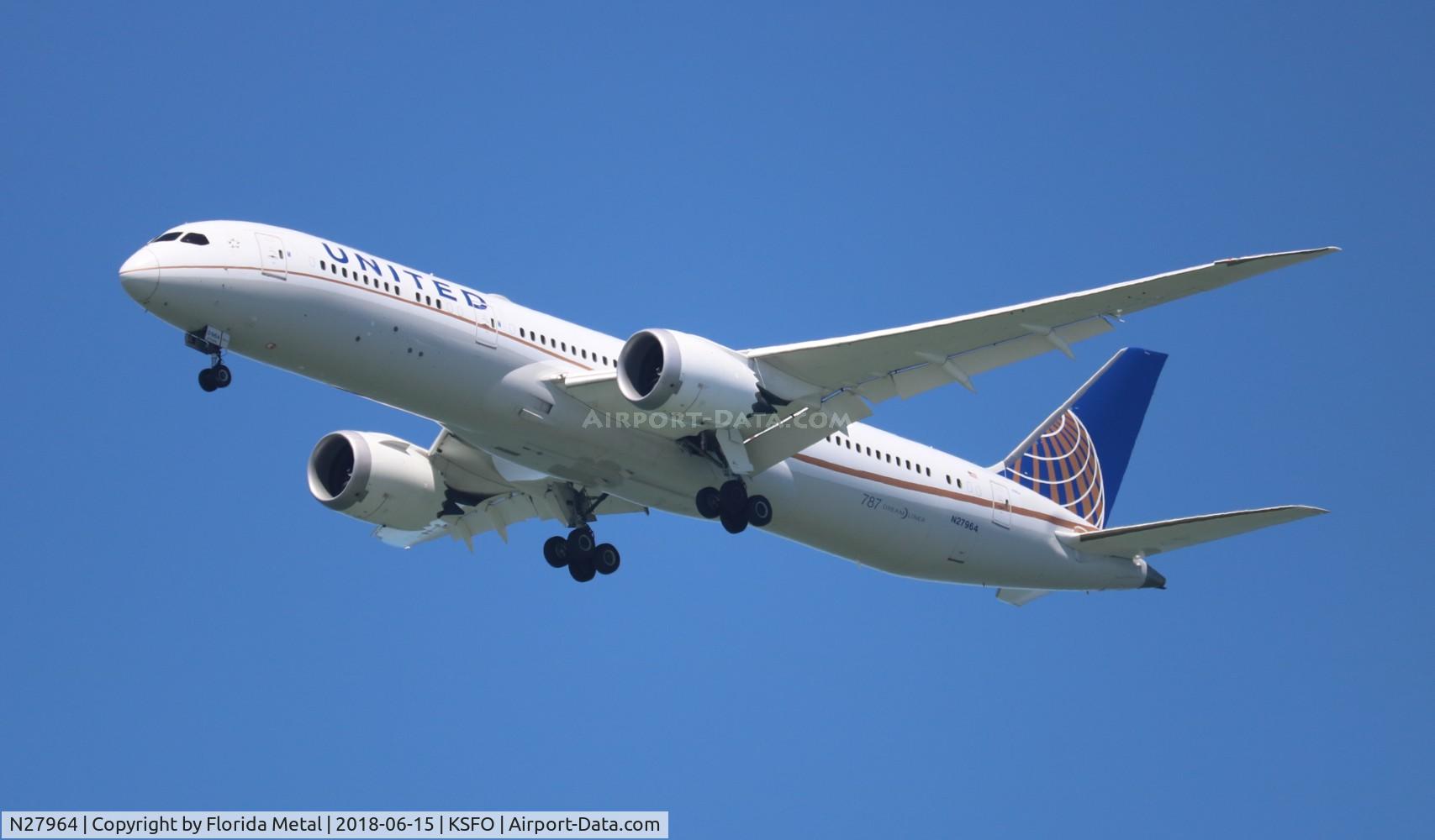 N27964, 2016 Boeing 787-9 Dreamliner C/N 37813, United